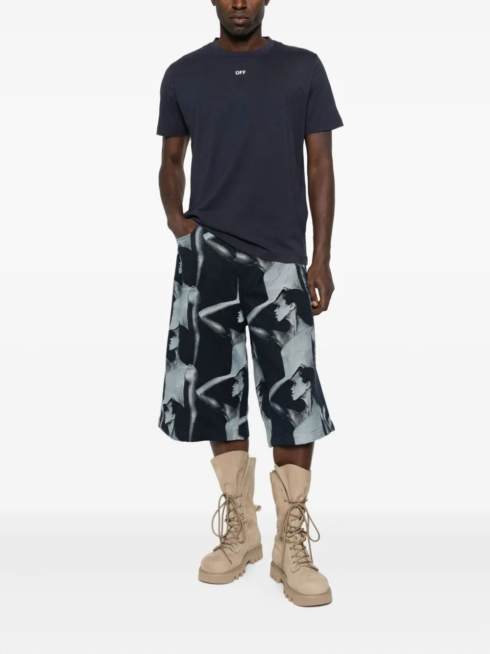 OFF-WHITE Brush Arrow Slim S/S Tee