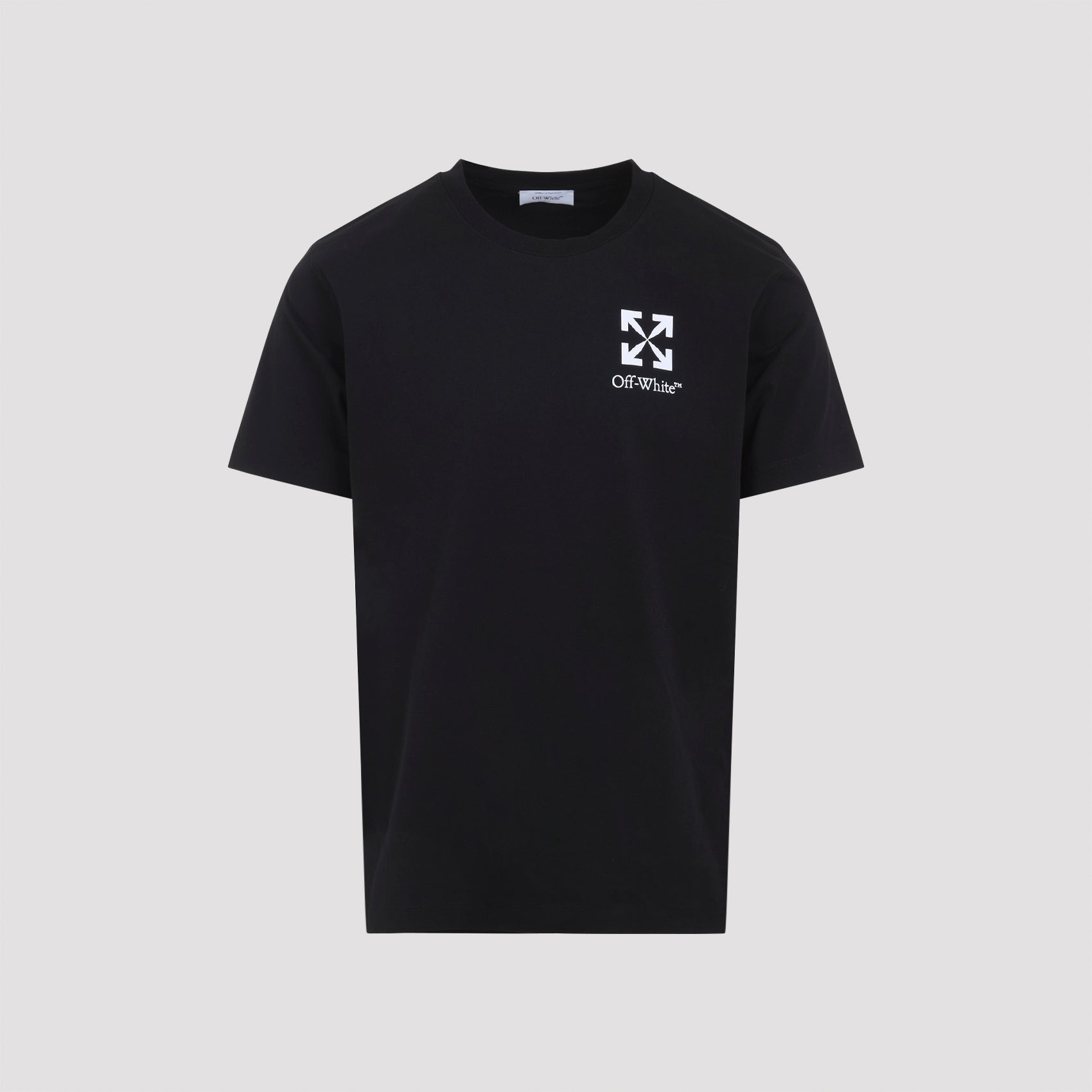 OFF-WHITE Slim Fit Arrow Print Cotton T-Shirt