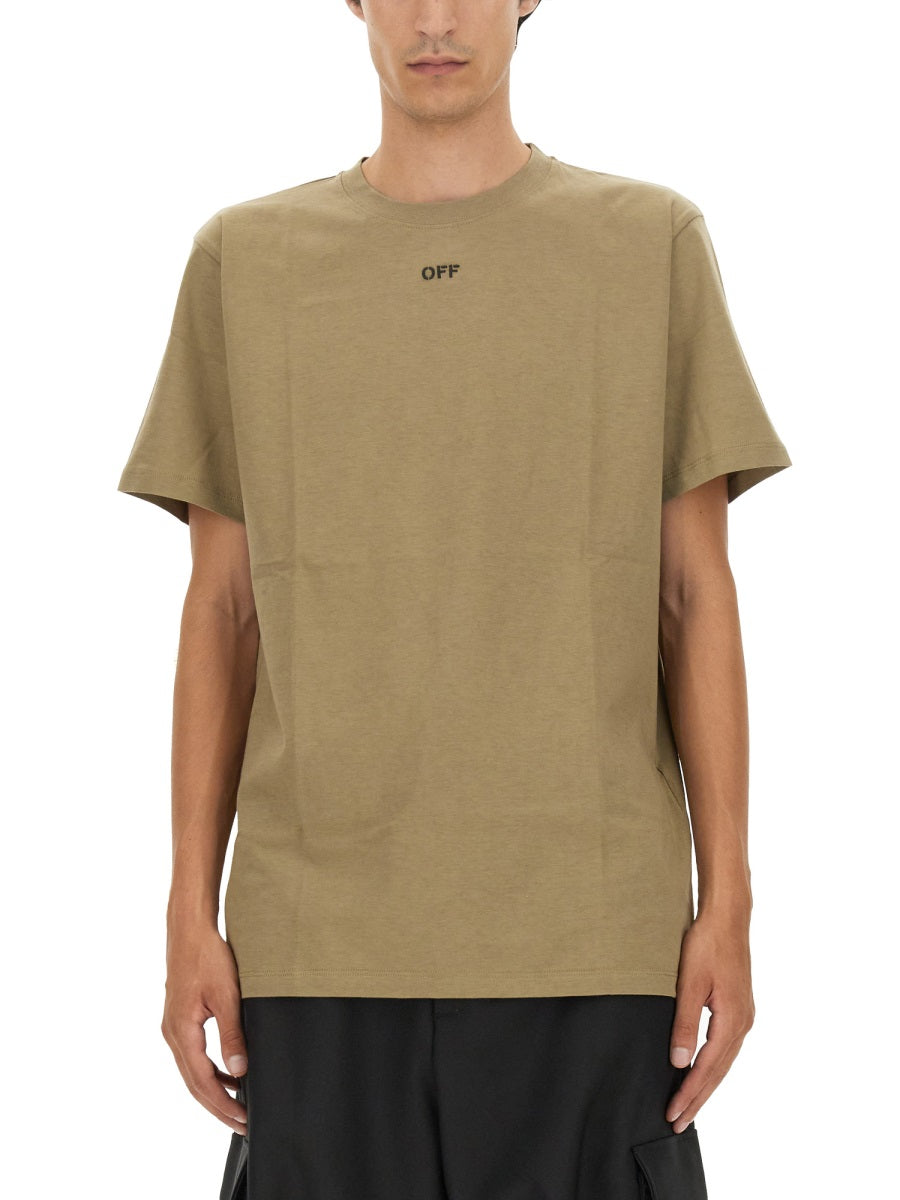 OFF-WHITE Embroidered Arrow Oversized T-Shirt (Size L)