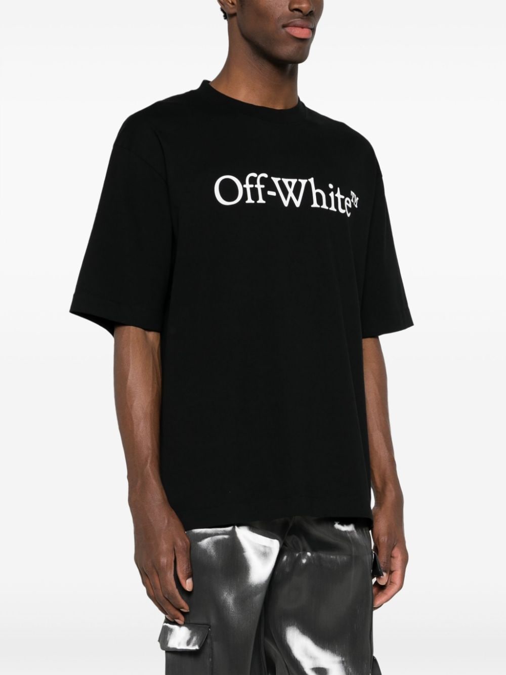 OFF-WHITE Big Bookish Cotton T-Shirt