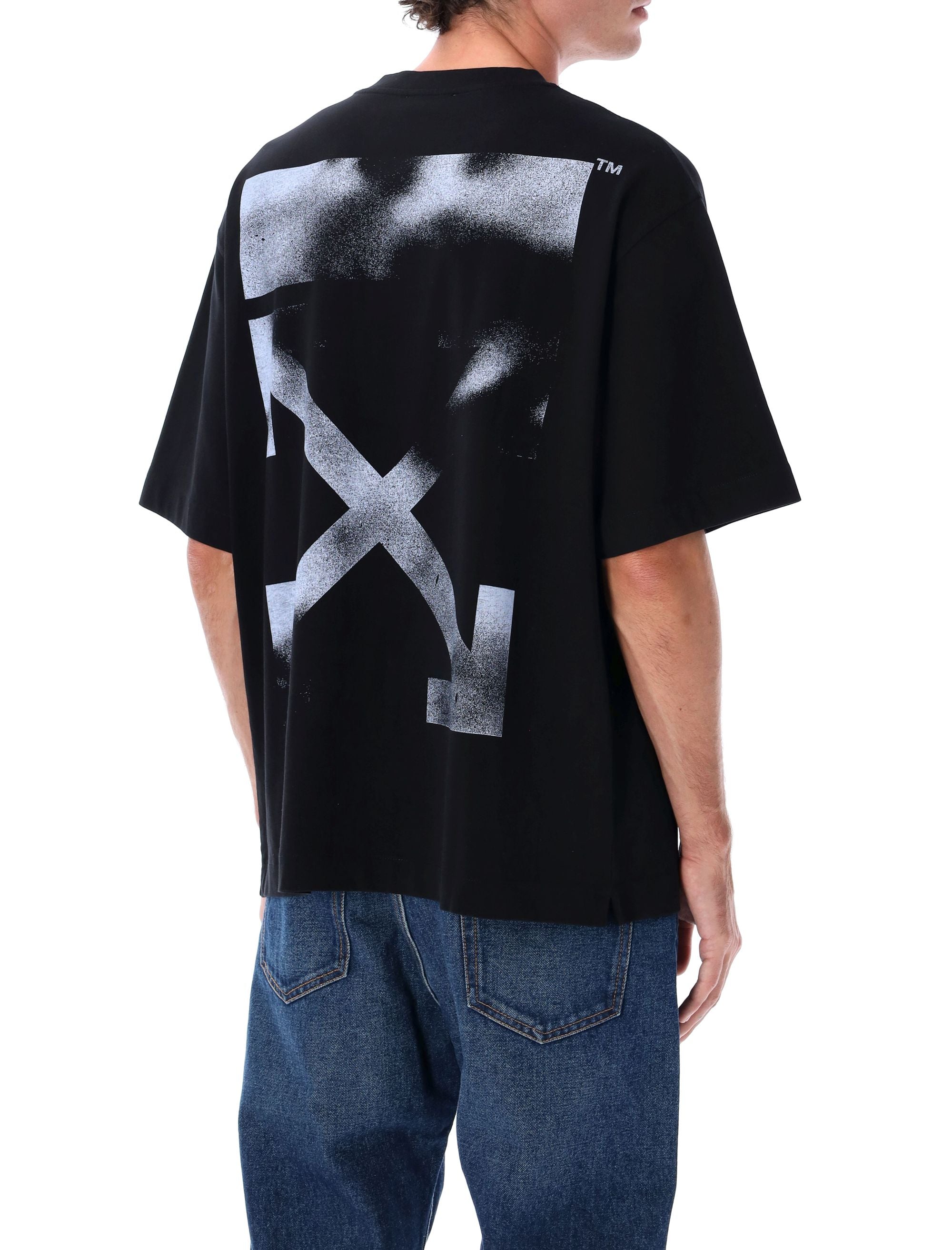 OFF-WHITE Logo Stencil Arrow Skate T-Shirt for Men
