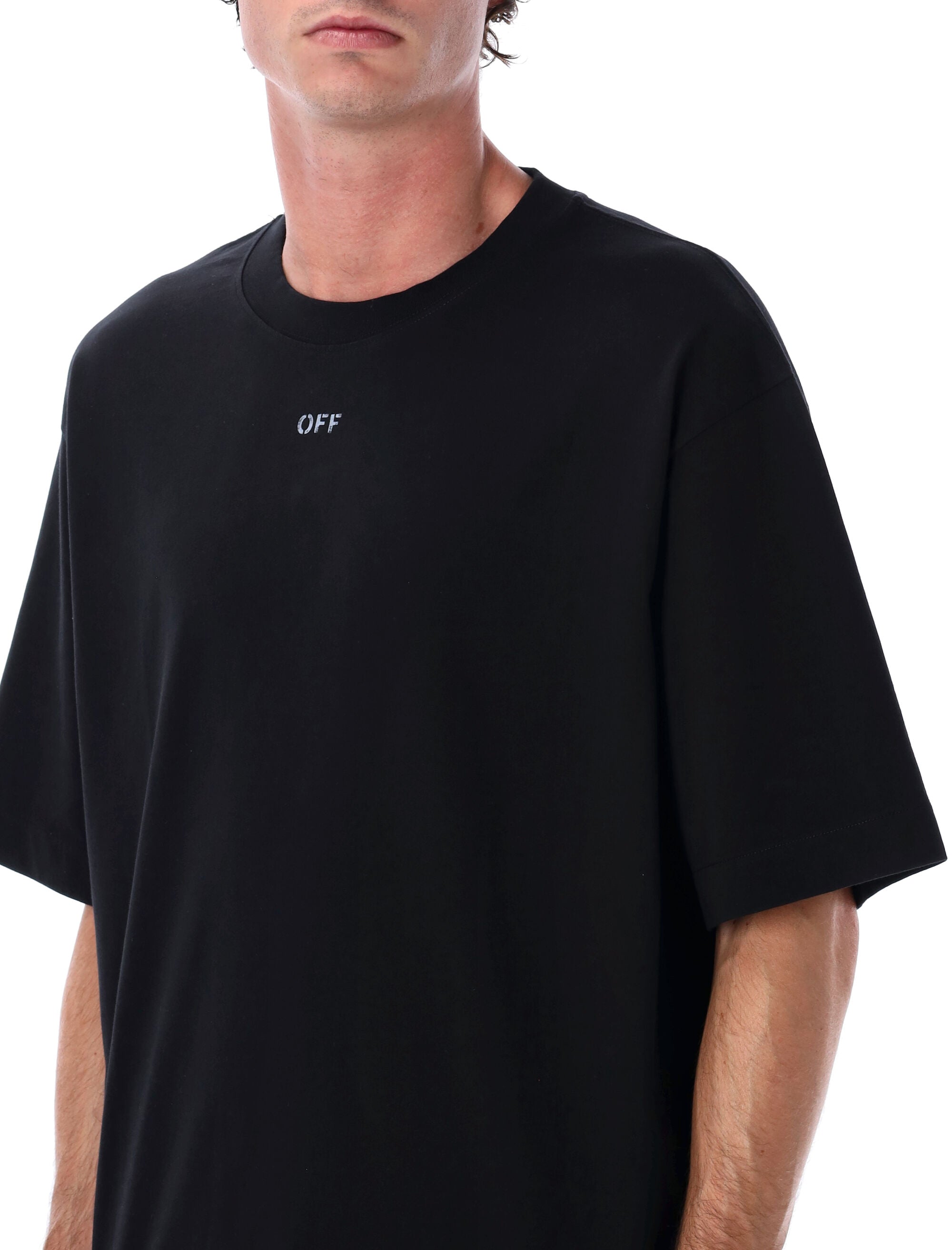OFF-WHITE Logo Stencil Arrow Skate T-Shirt for Men