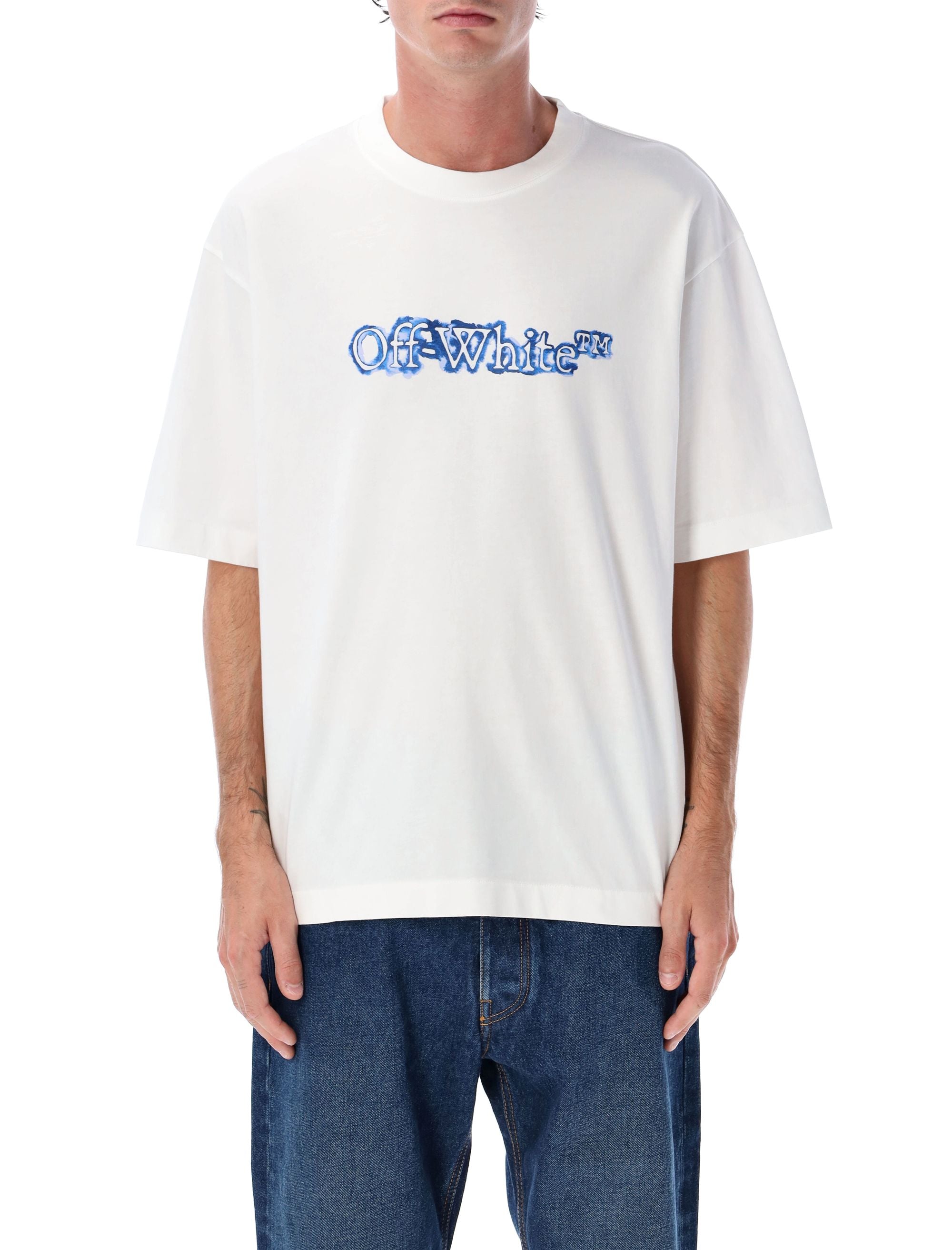 OFF-WHITE Cloudy Arrow Cotton Skate T-Shirt - Men's Large