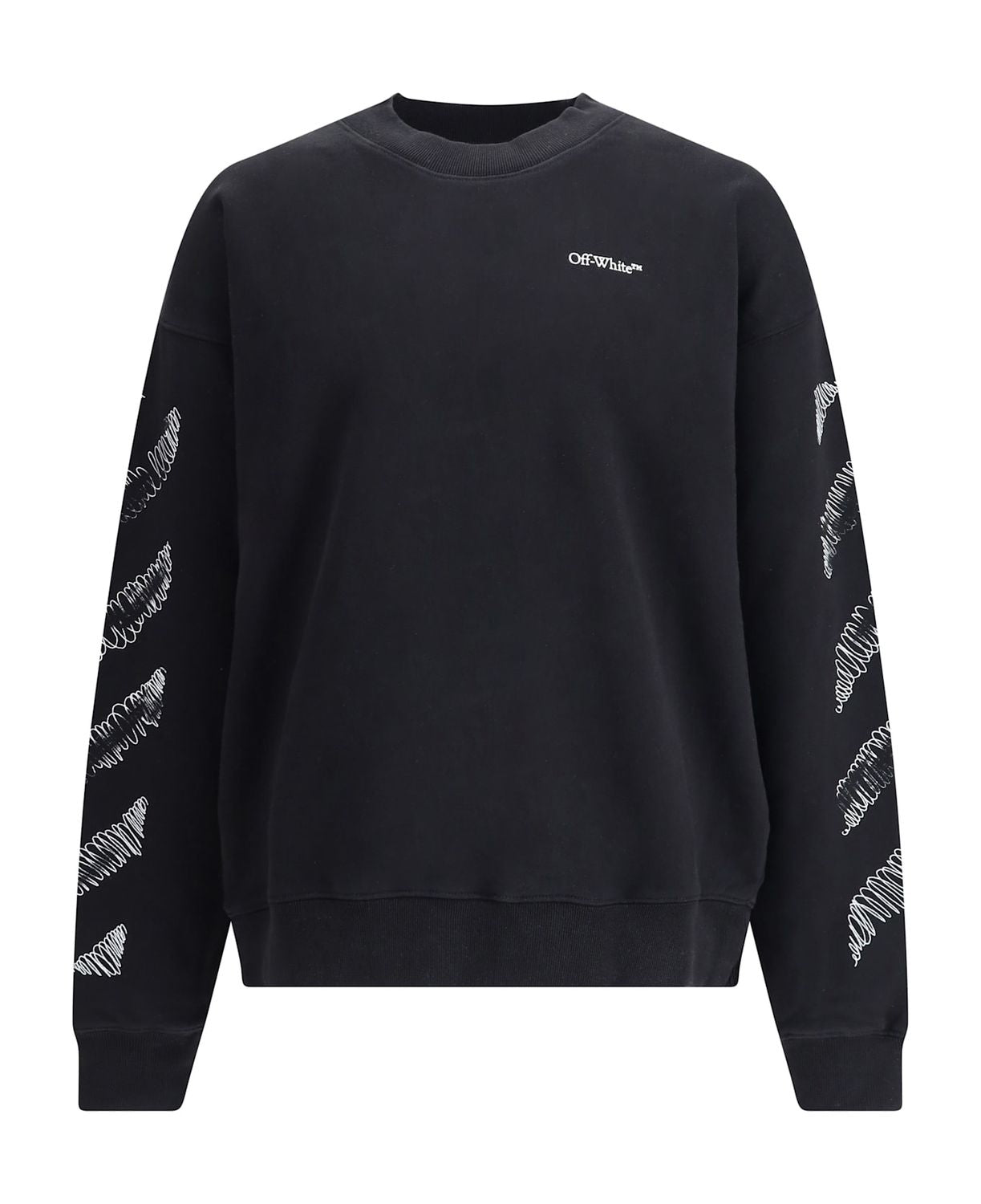 OFF-WHITE Scribble Diag Skate Crewneck - Men’s Classic Fit