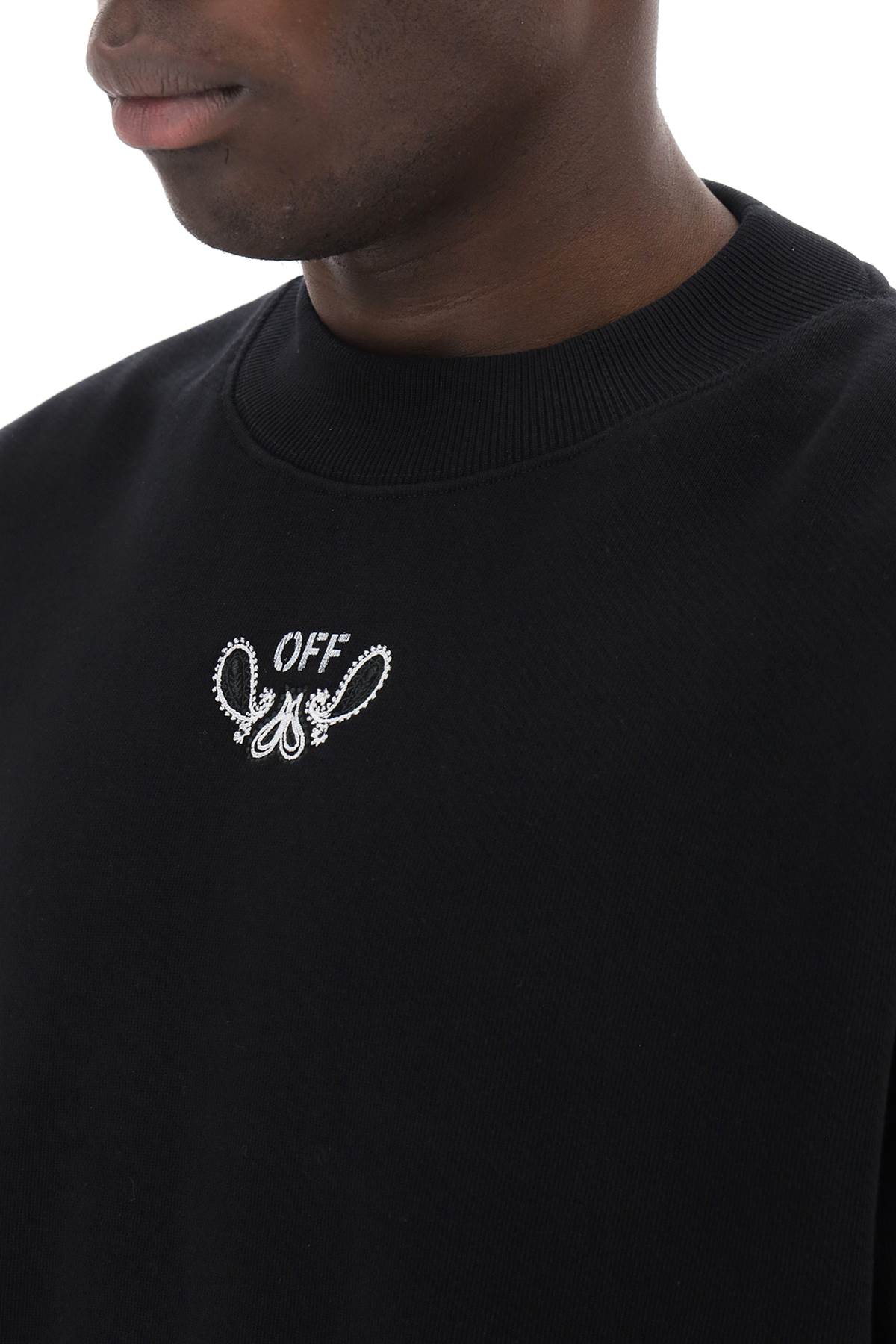 OFF-WHITE Bandana Print Skate Crewneck for Men