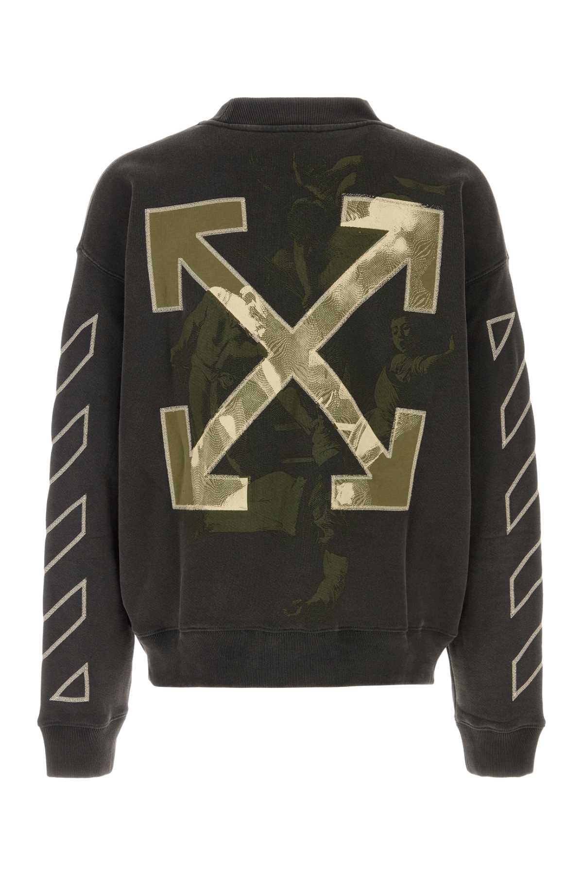 OFF-WHITE Oversized Cotton Sweatshirt