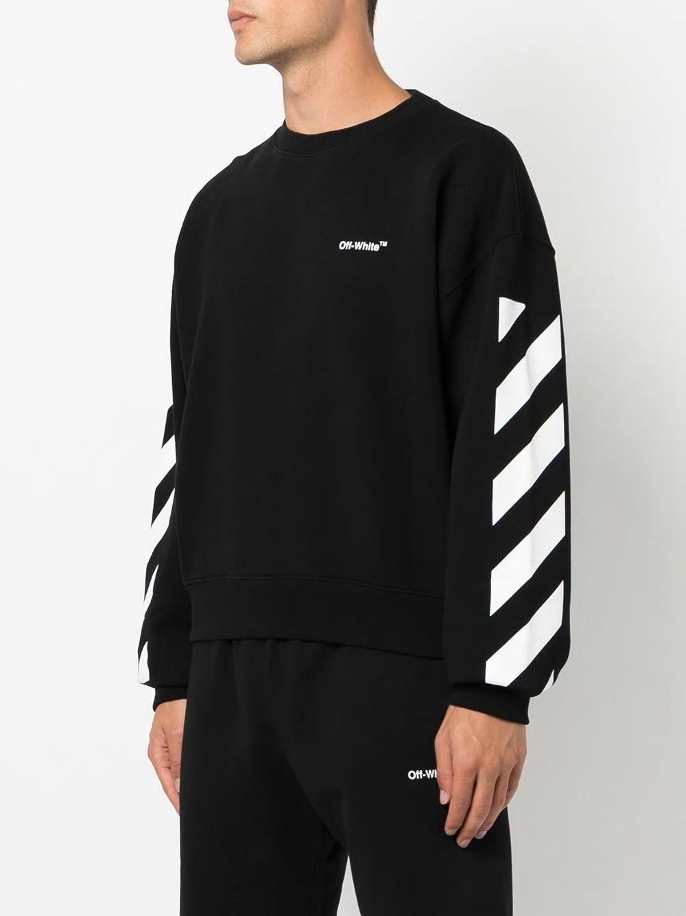 OFF-WHITE Cotton Crew-Neck Sweatshirt for Men