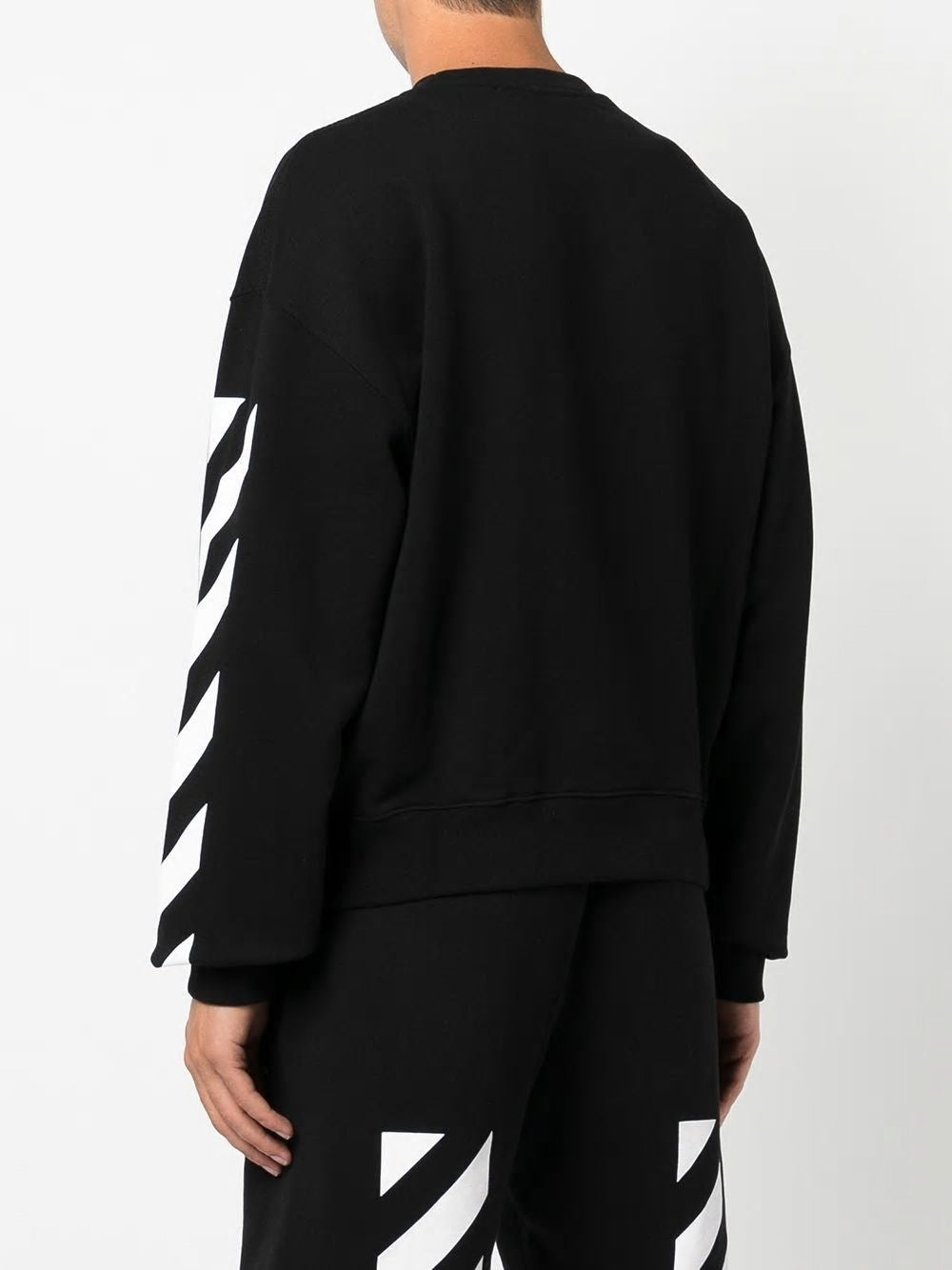 OFF-WHITE Classic Cotton Crew-Neck Sweatshirt for Men