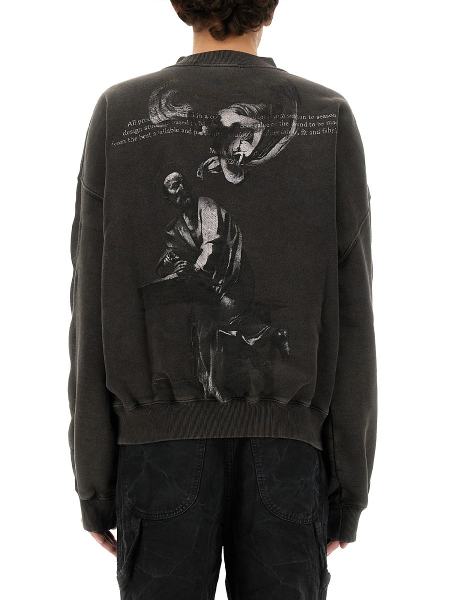 OFF-WHITE Men's Classic Logo Sweatshirt - Size L