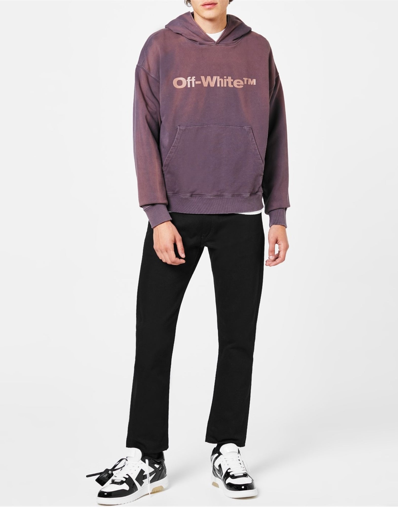 OFF-WHITE Laundry Logo Skate Hoodie - FW24 Collection