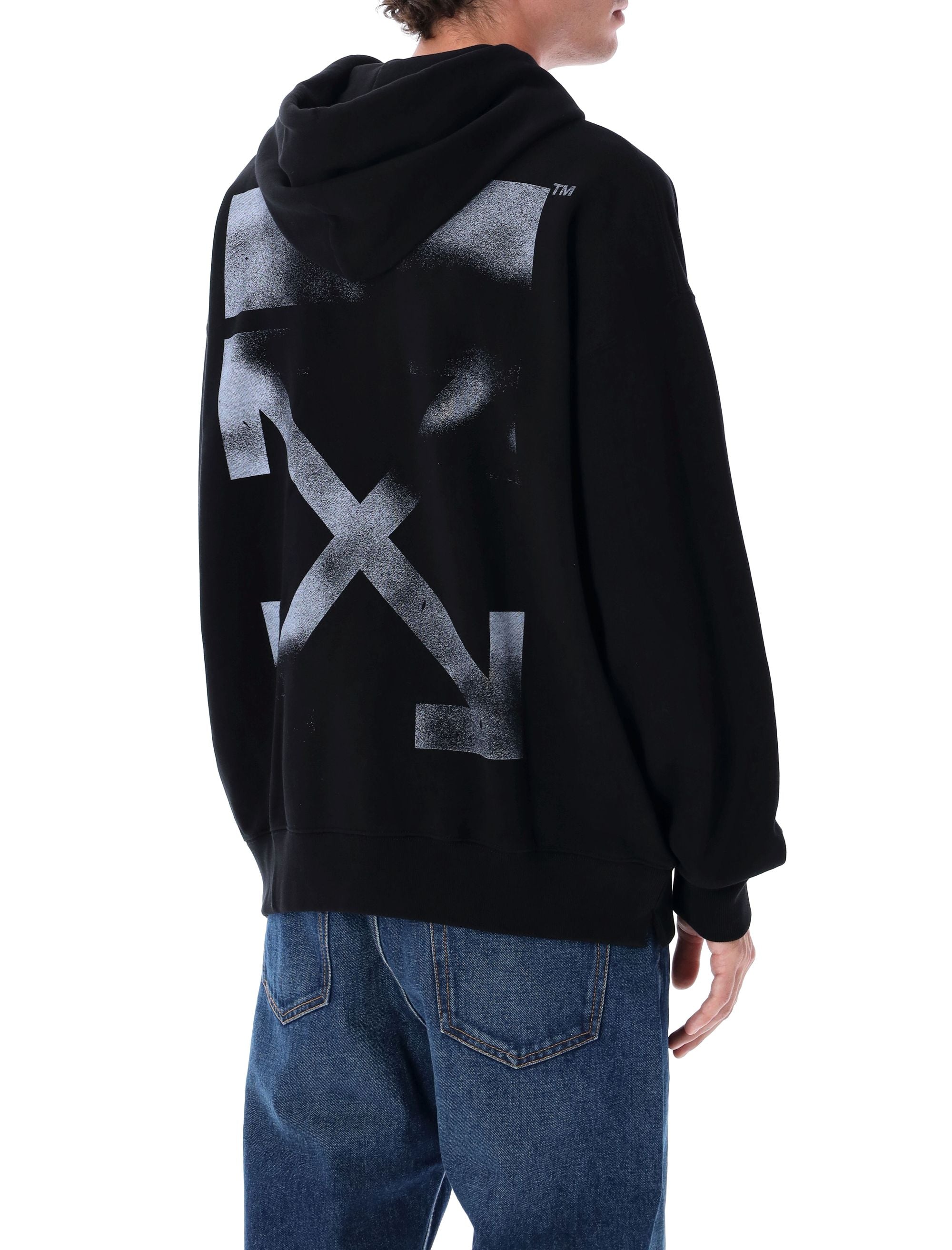 OFF-WHITE Logo Print Hoodie for Men - FW25 Collection