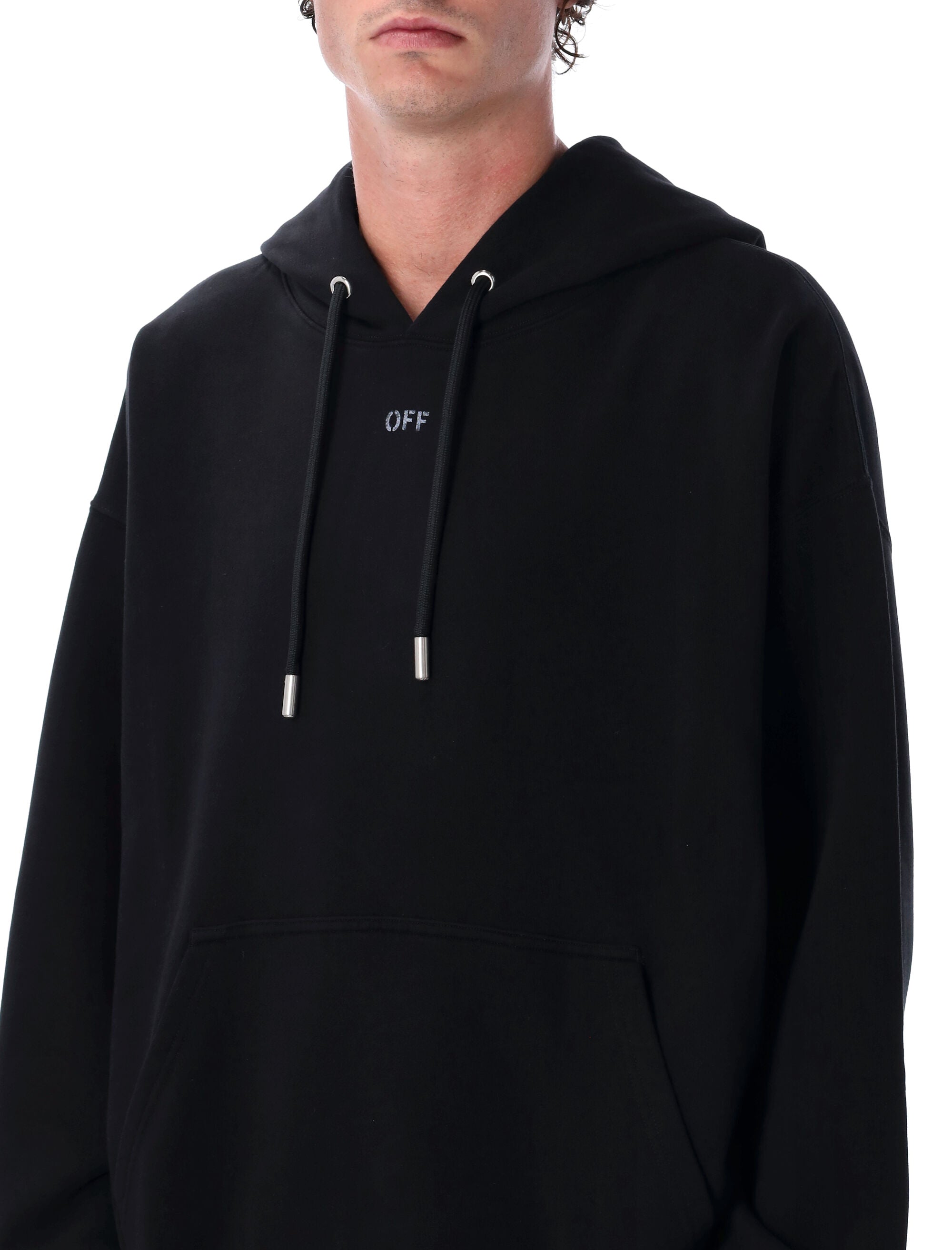 OFF-WHITE Logo Print Hoodie for Men - FW25 Collection