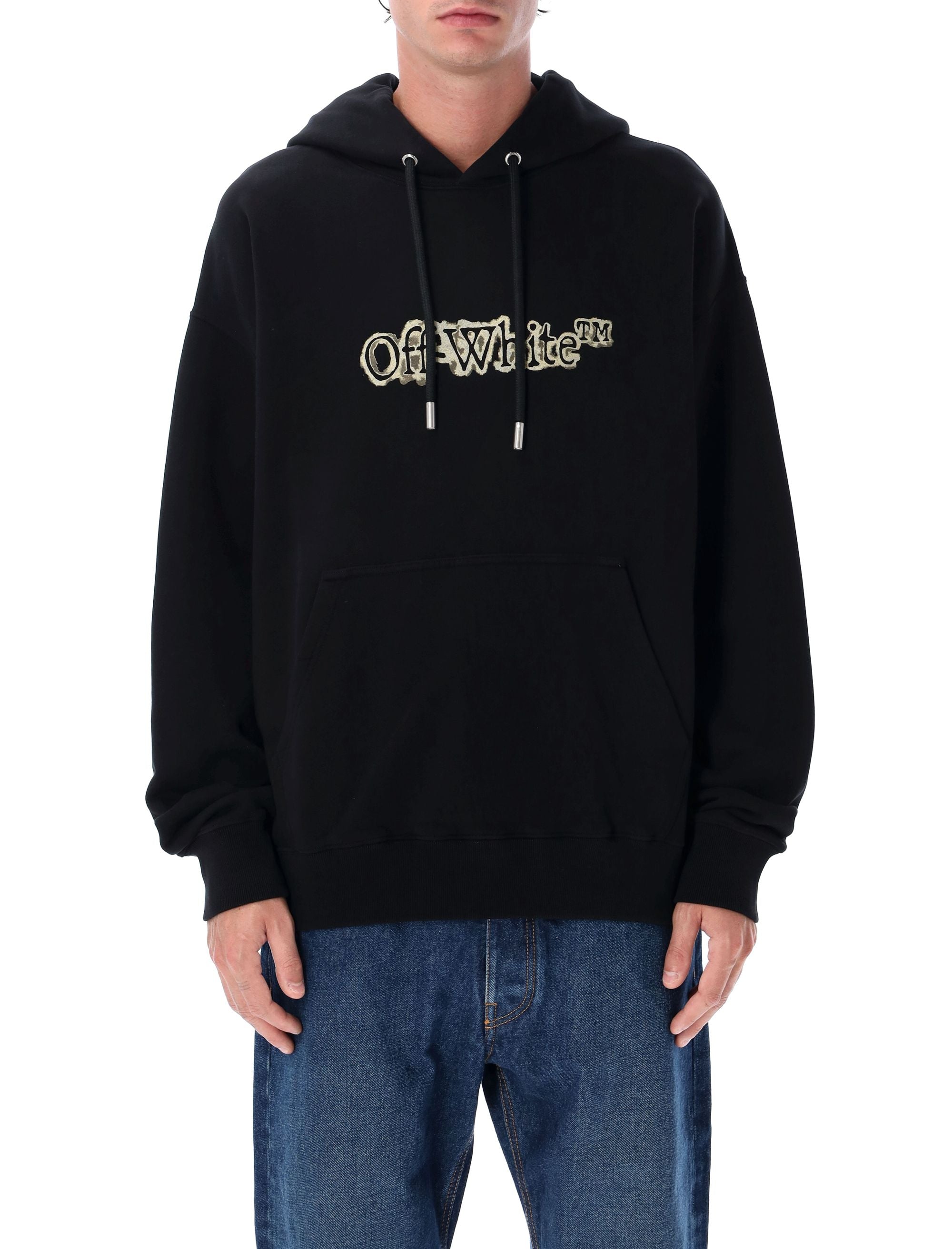 OFF-WHITE Relaxed Fit Cloudy Arrow Hoodie - Size L