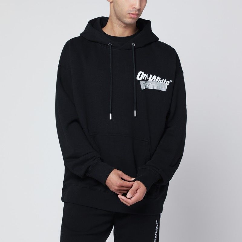 OFF-WHITE Cupid Tape Skate Hoodie - Men’s Fashion