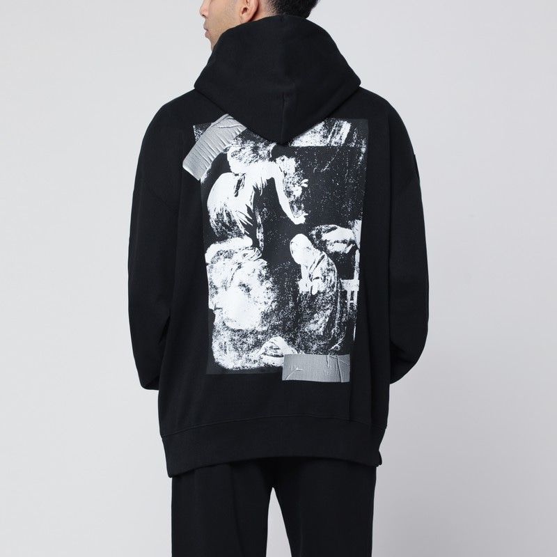 OFF-WHITE Cupid Tape Skate Hoodie - Men’s Fashion