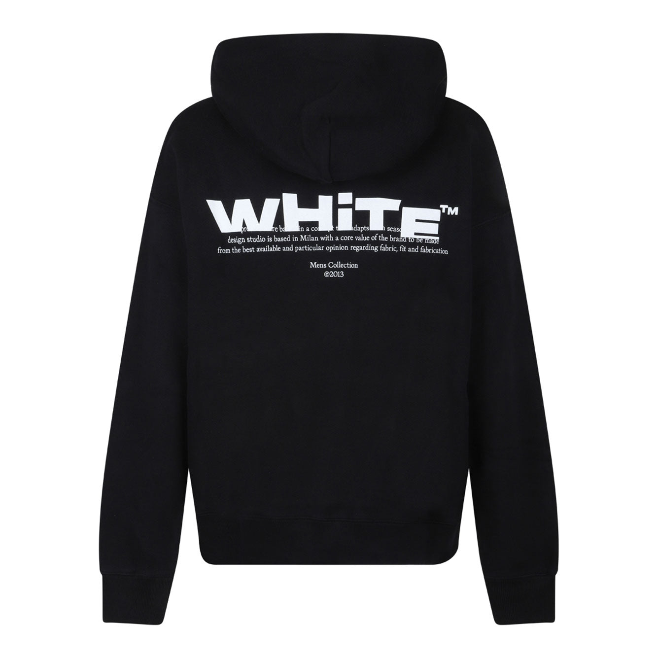 OFF-WHITE Men's Cotton Fabric Coat with Rib Details