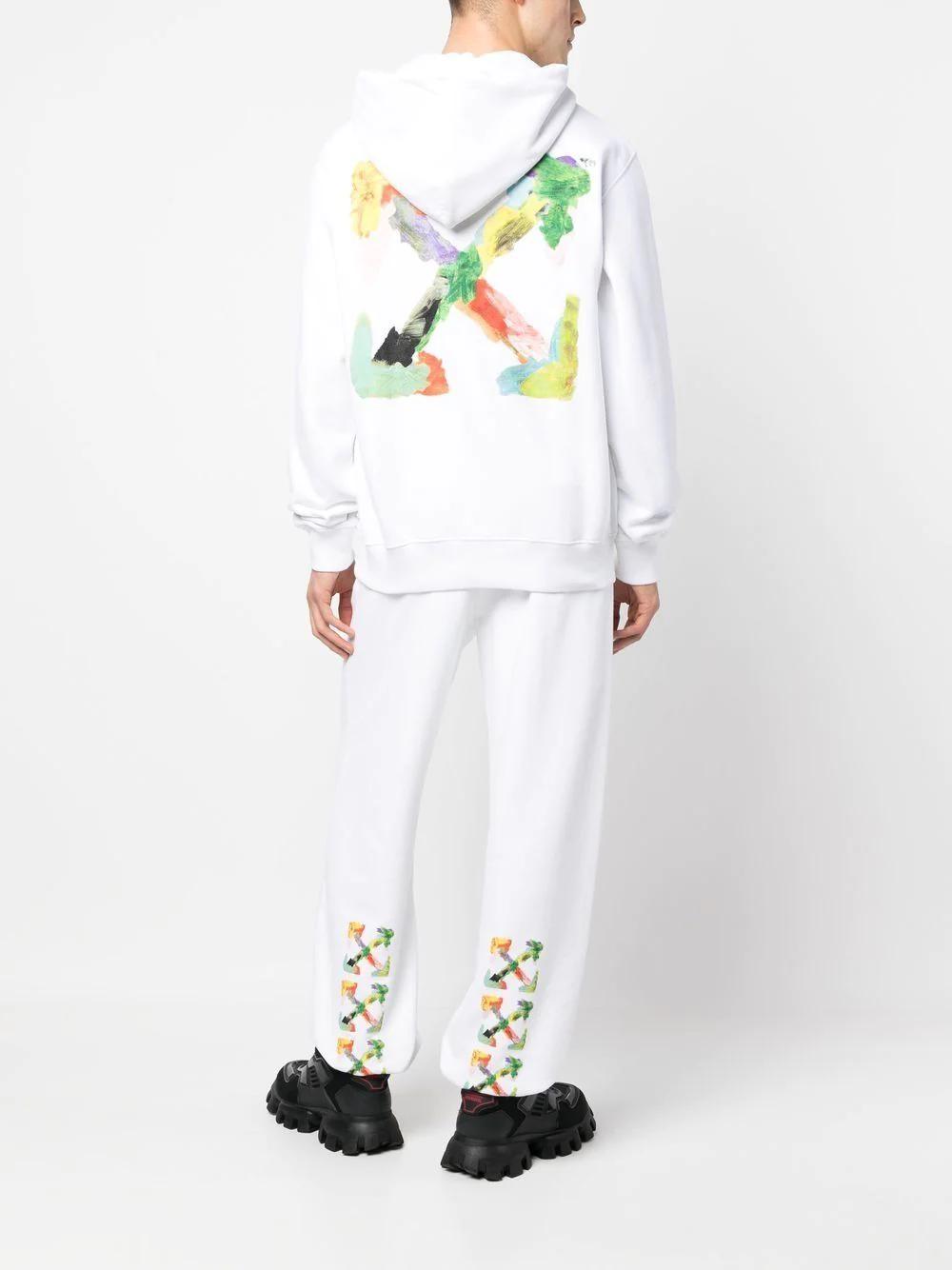 OFF-WHITE Slim Fit Cotton Hoodie