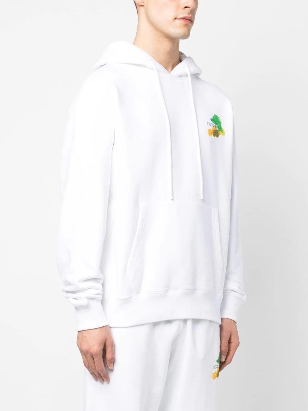 OFF-WHITE Slim Fit Cotton Hoodie