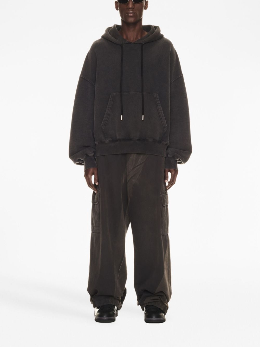 OFF-WHITE Maxi Print Hooded Sweatshirt