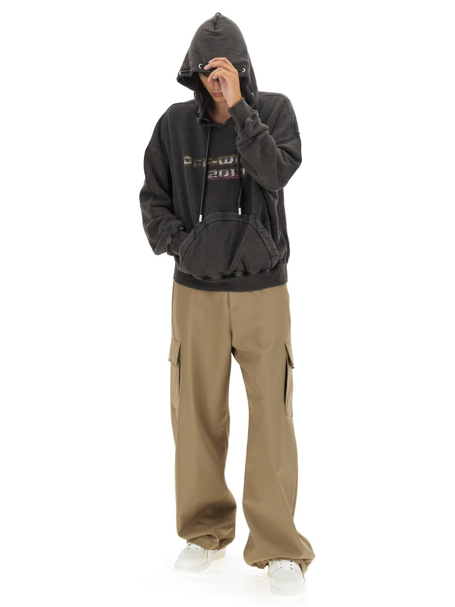 OFF-WHITE Regular Fit Graphic Sweatshirt - Size L