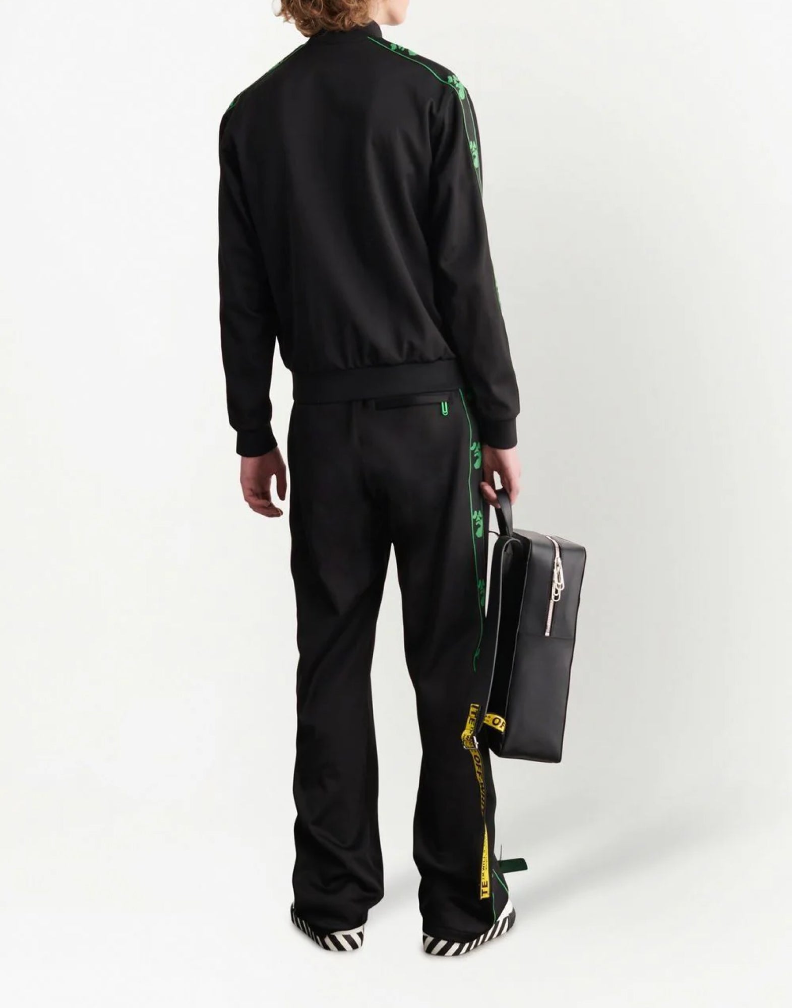 OFF-WHITE Face Band Track Top Sweatshirt