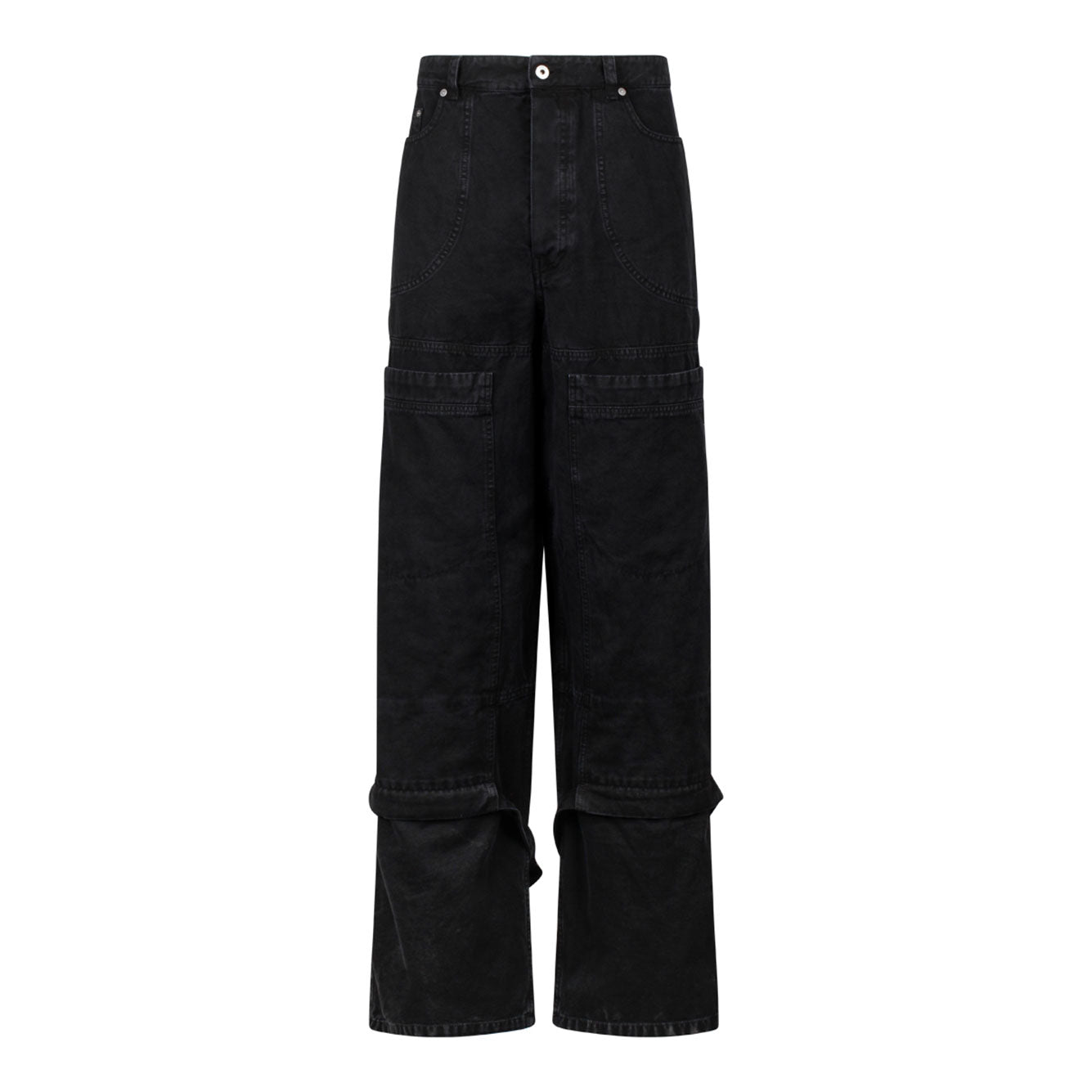 OFF-WHITE Classic 100% Cotton Trousers for Men