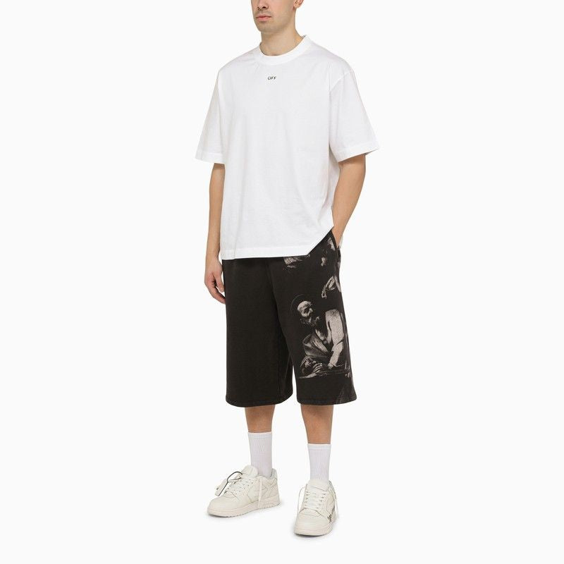 OFF-WHITE Oversized Printed Sweatshorts for Men