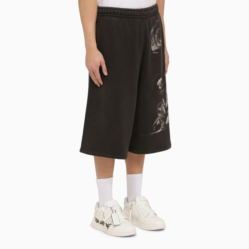 OFF-WHITE Oversized Printed Sweatshorts for Men