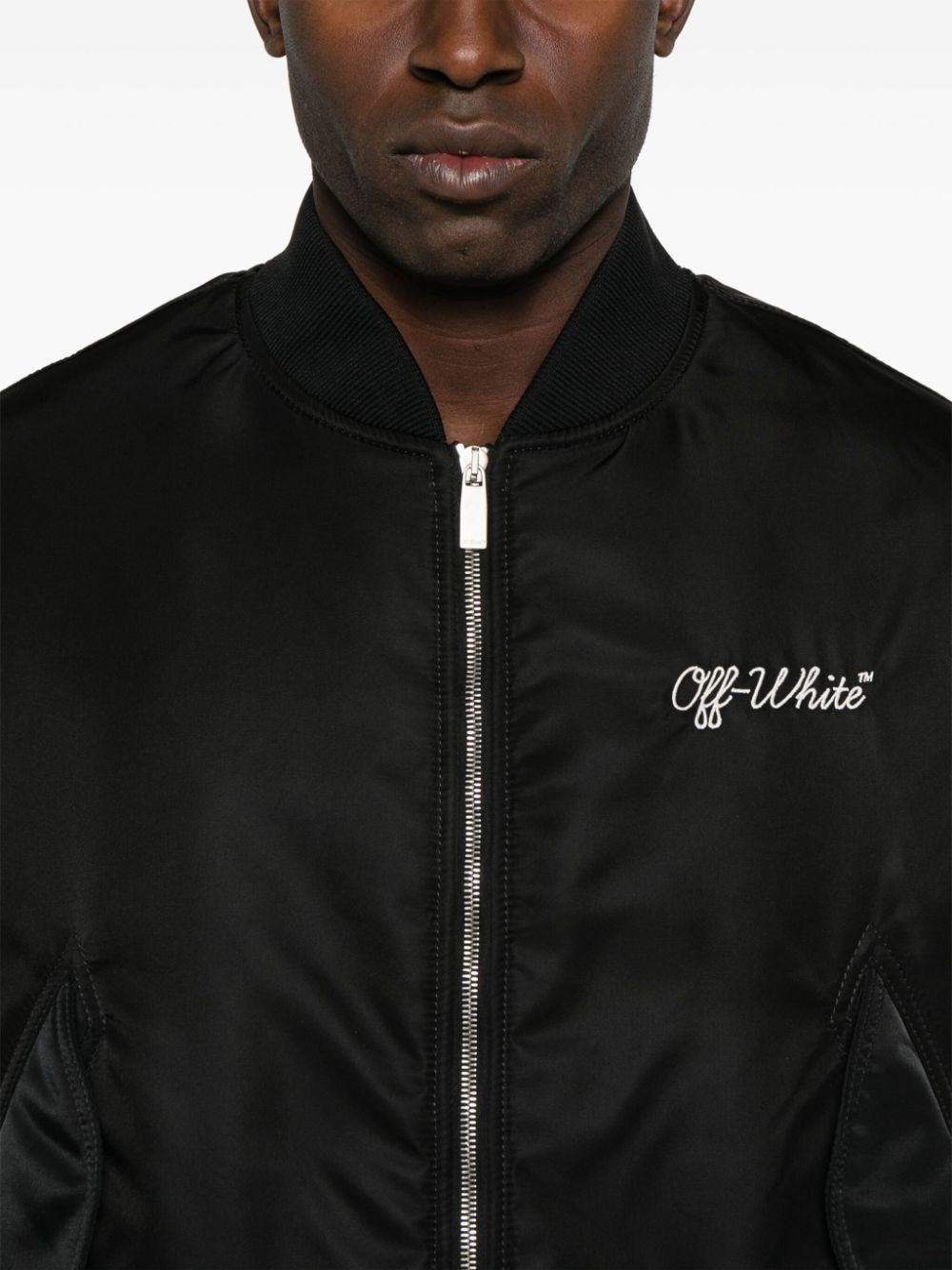 OFF-WHITE Script Varsity Jacket for Men - SS25