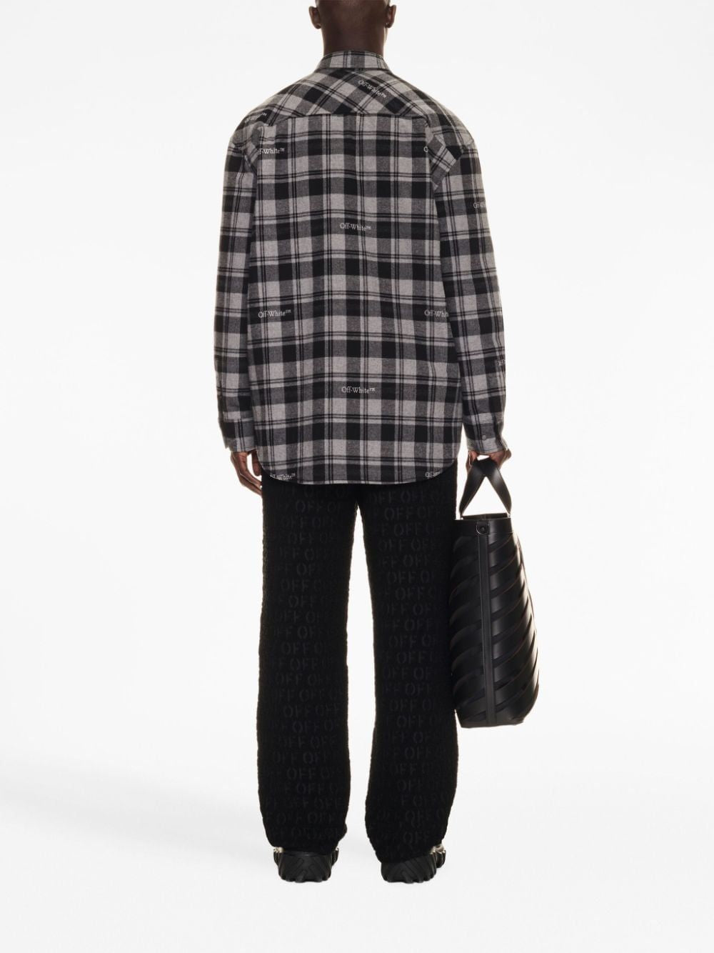 OFF-WHITE Padded Check Flannel Overshirt