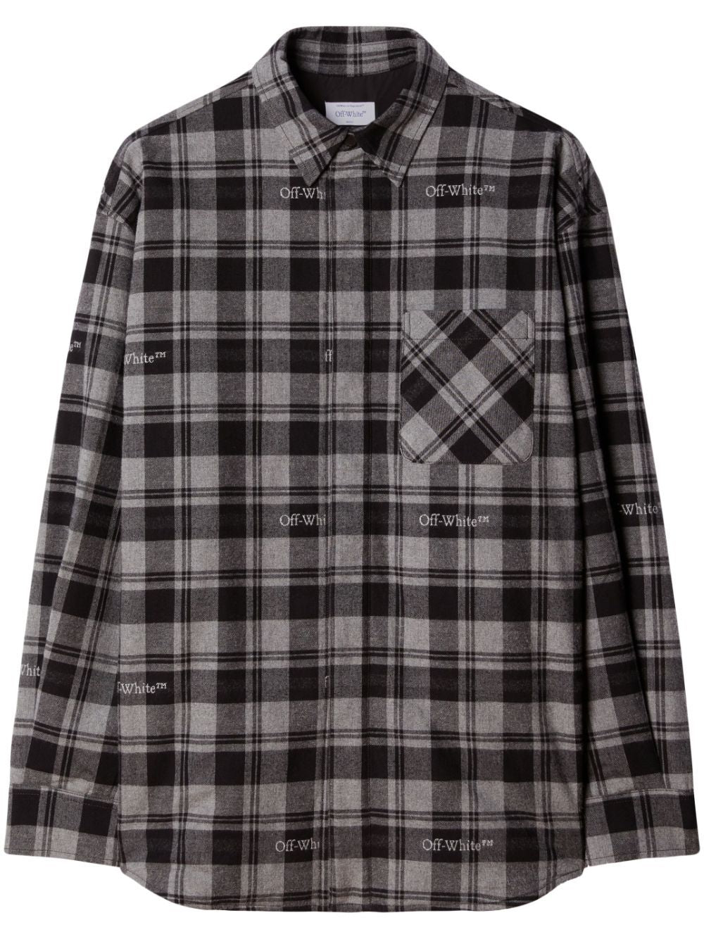 OFF-WHITE Padded Check Flannel Overshirt