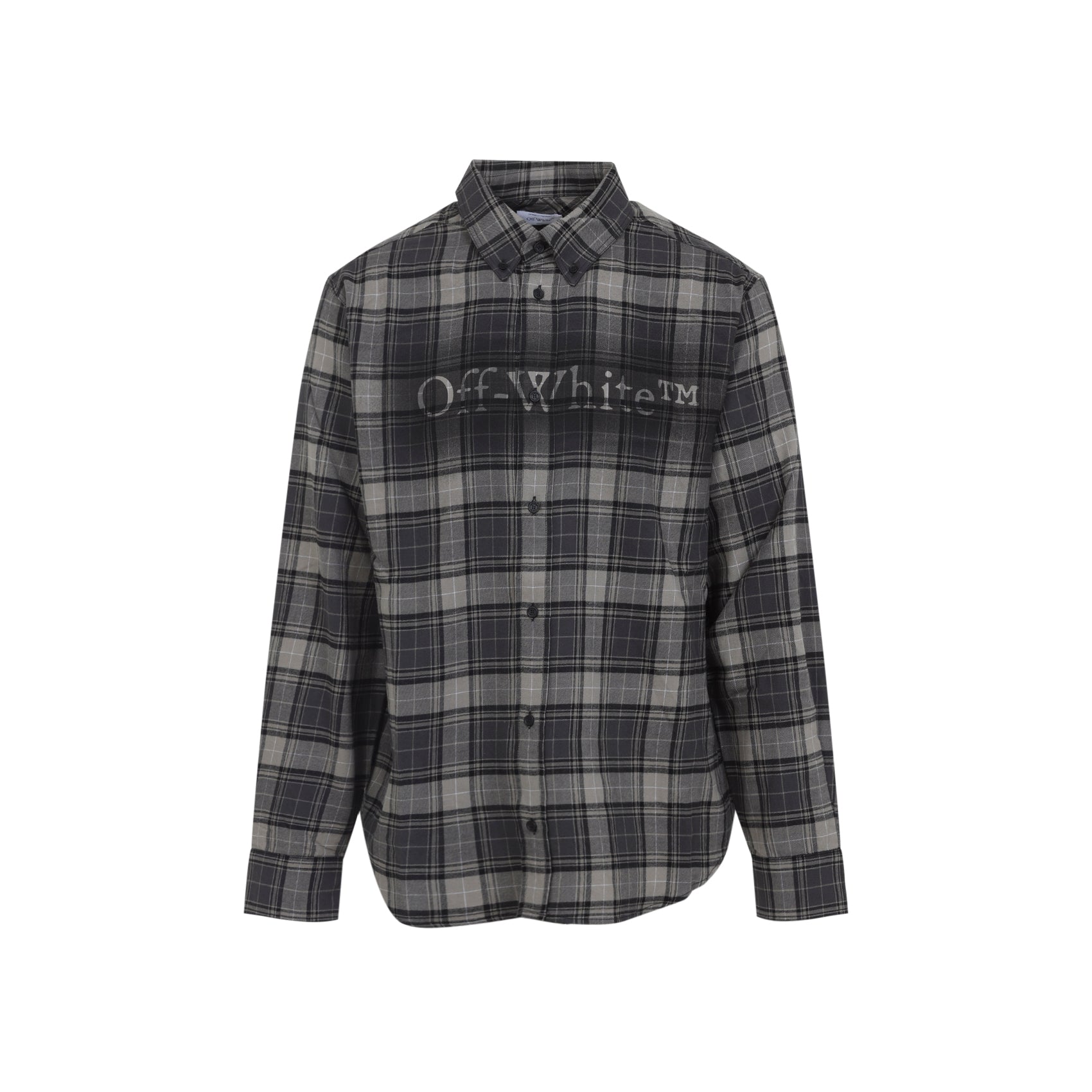 OFF-WHITE Check Flannel Regular Shirt for Men