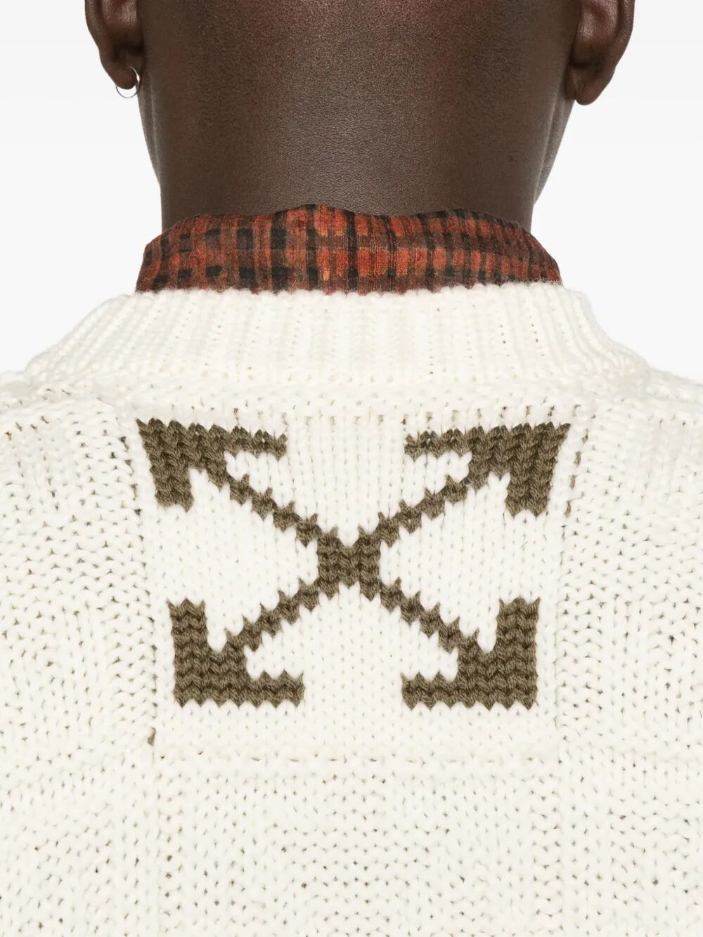 OFF-WHITE Men's Knit Crew Sweater