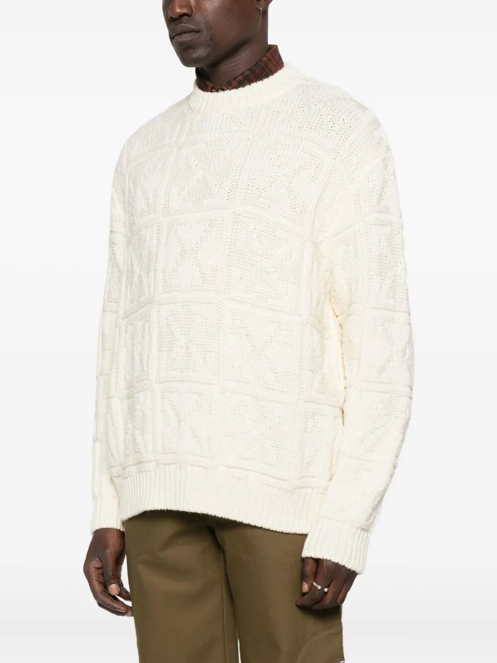 OFF-WHITE Men's Knit Crew Sweater
