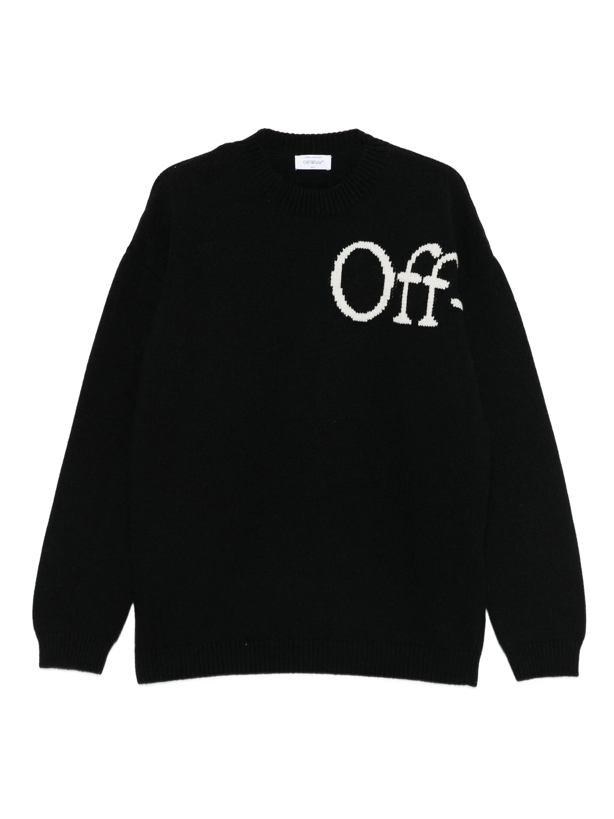 OFF-WHITE Bookish Shared Knit Crewneck Sweater for Men