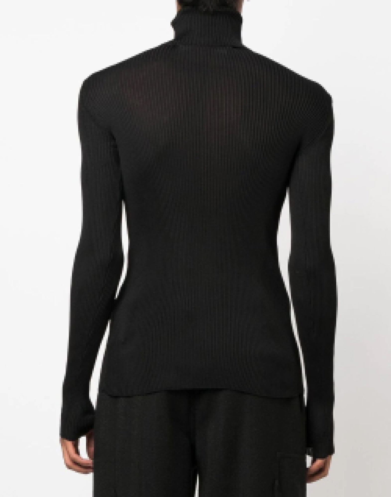 OFF-WHITE Helvetica Logo Turtleneck Sweater - Men's