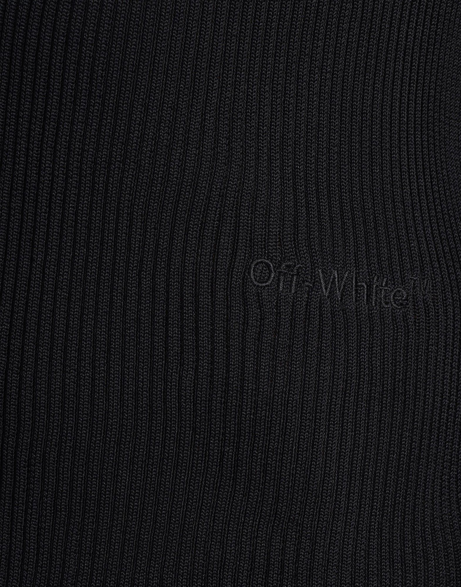OFF-WHITE Helvetica Logo Turtleneck Sweater - Men's