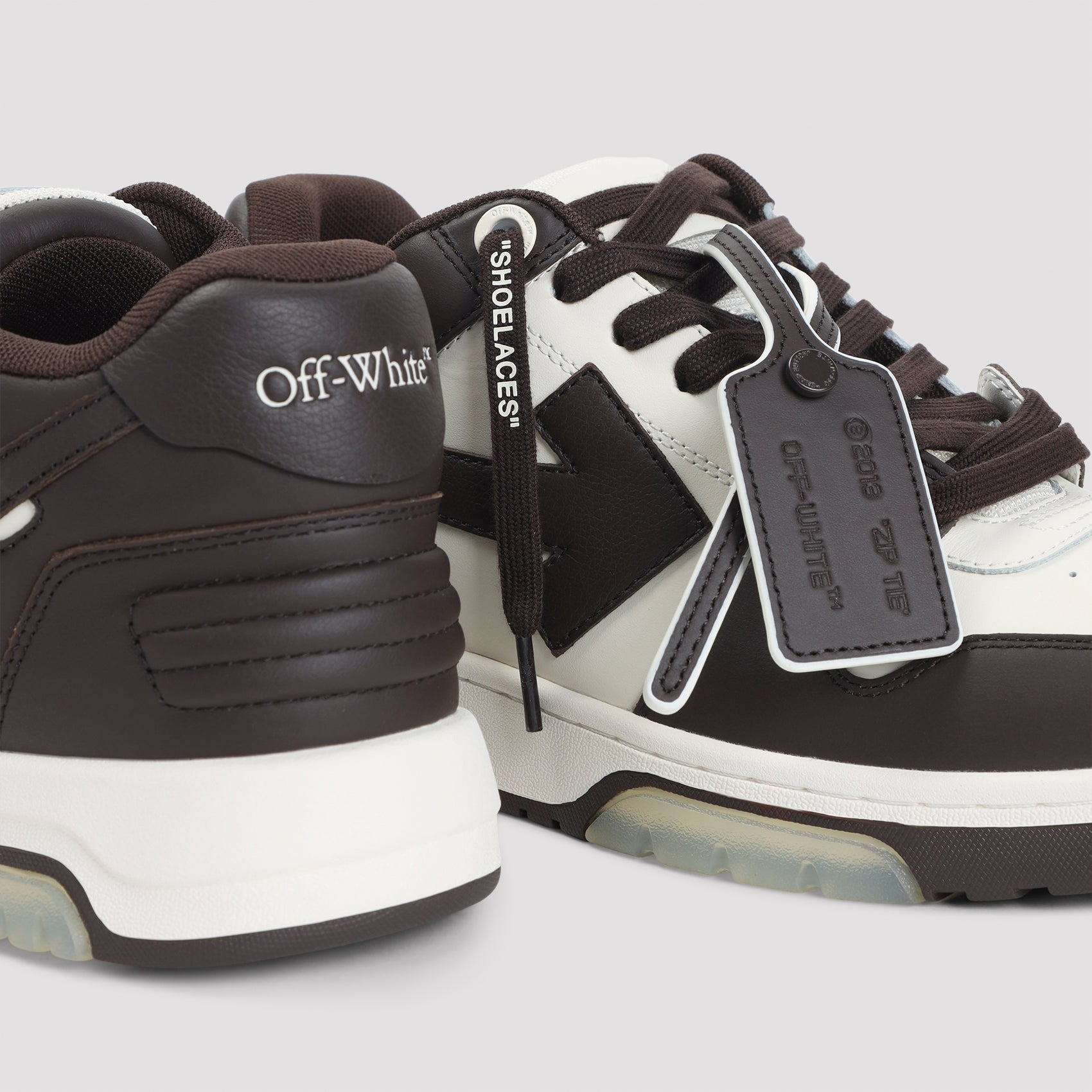 OFF-WHITE Out of Office Leather Sneakers for Men