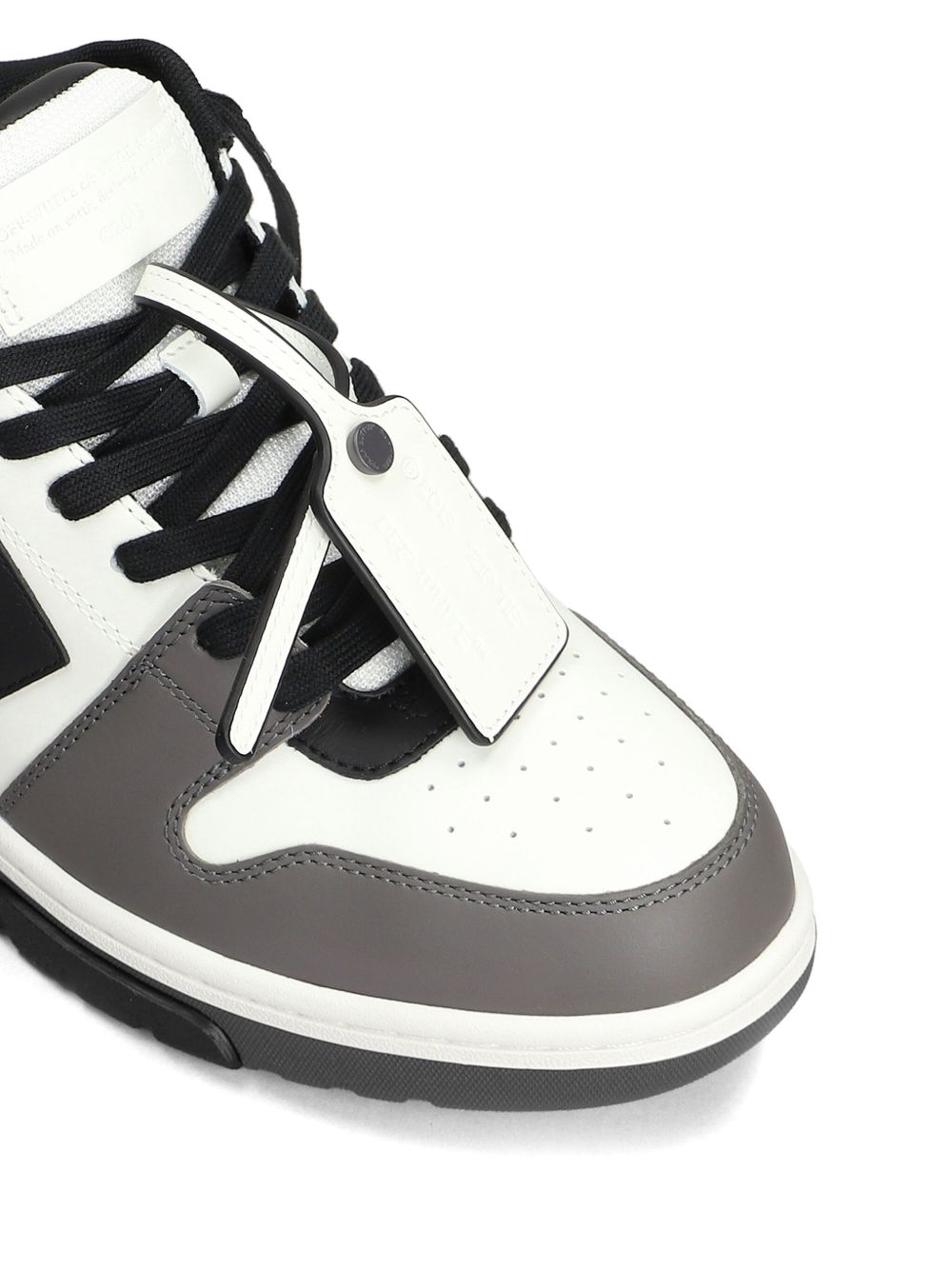 OFF-WHITE Panelled Leather Sneakers for Men