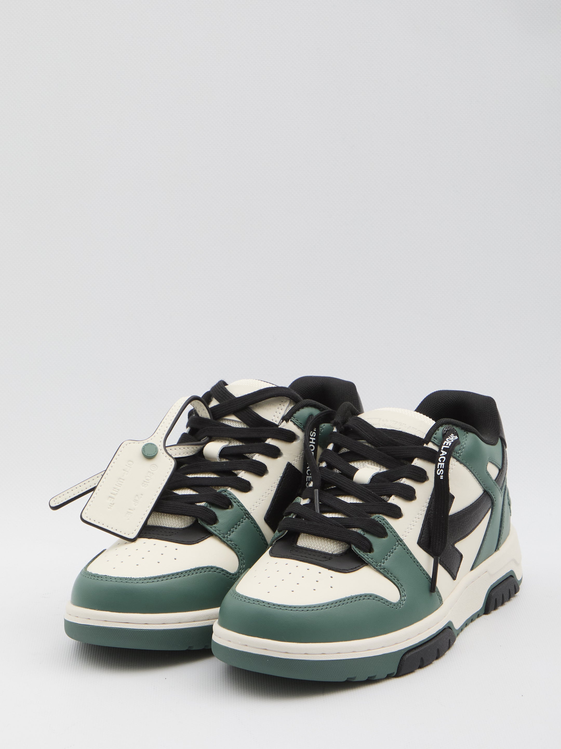 OFF-WHITE Out of Office Leather Sneakers for Men - FW25