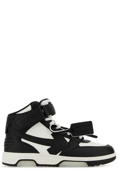 OFF-WHITE High-Top Sneakers with Arrow Motif