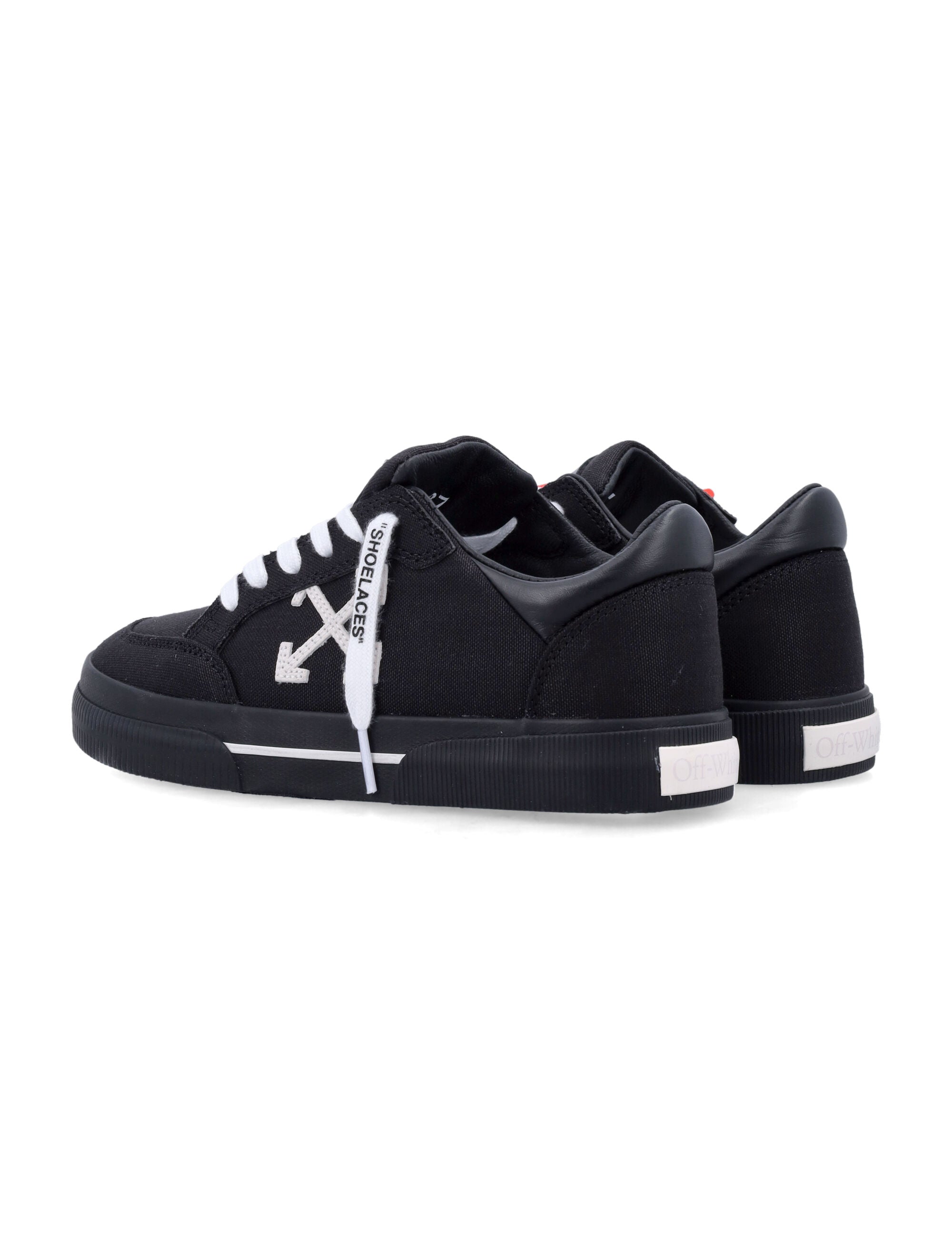 OFF-WHITE Low-Top Vulcanized Canvas Sneakers