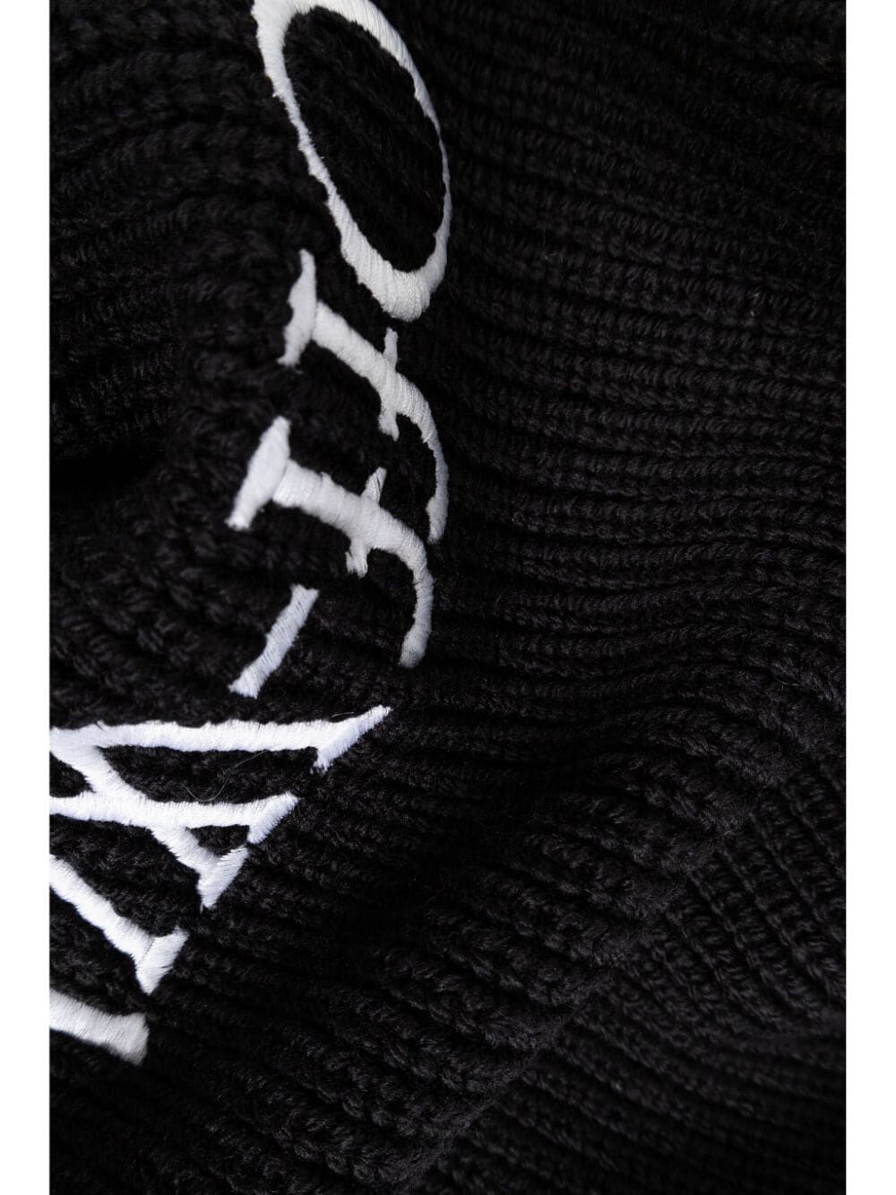 OFF-WHITE Logo Knit Scarf