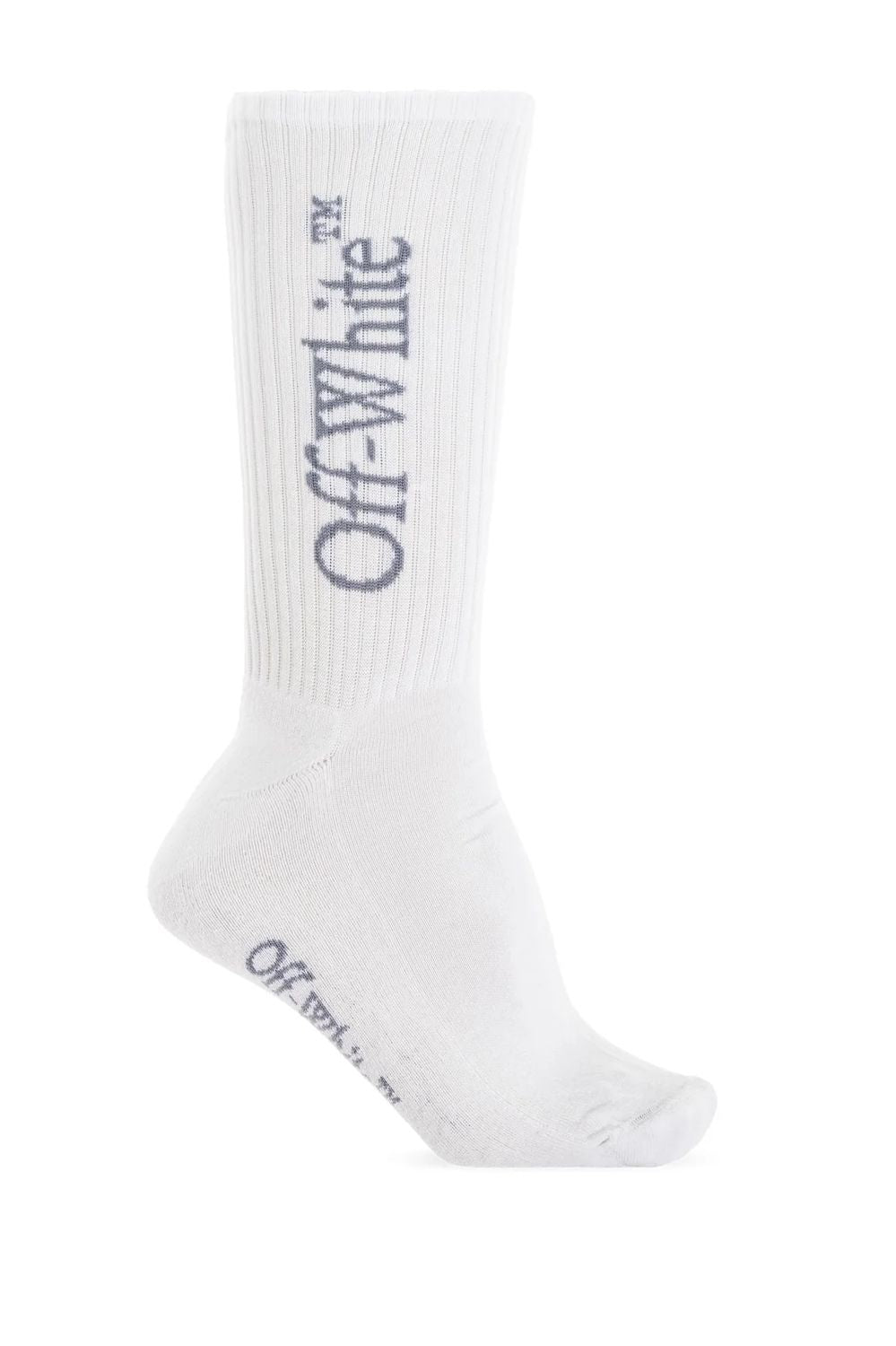 OFF-WHITE Mid Bookish Leather Socks for Men