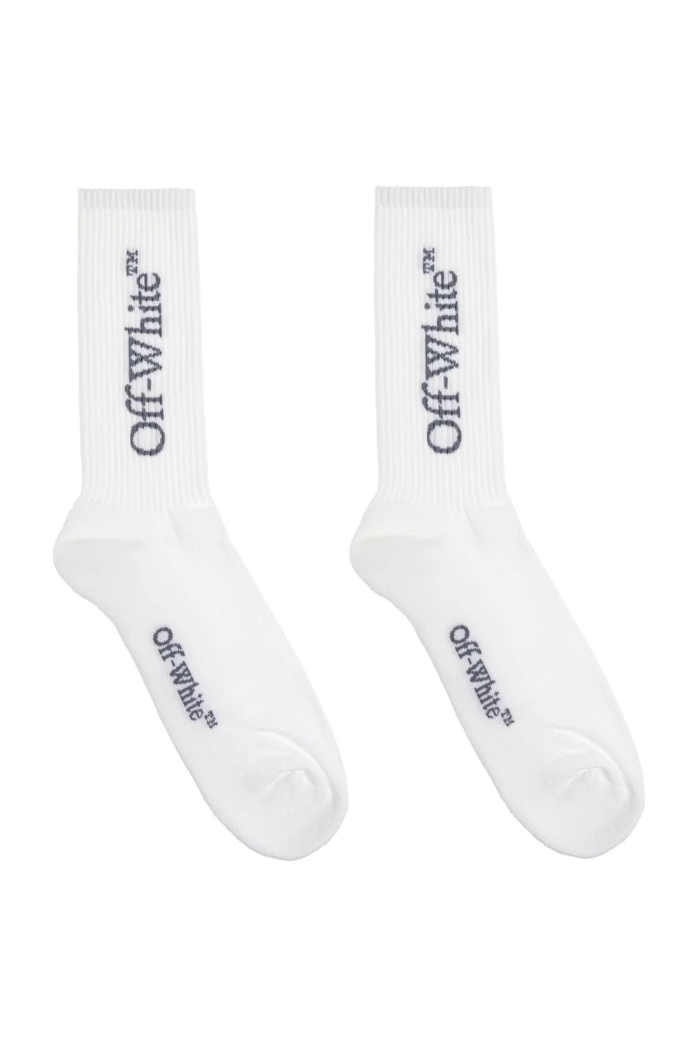 OFF-WHITE Mid Bookish Leather Socks for Men