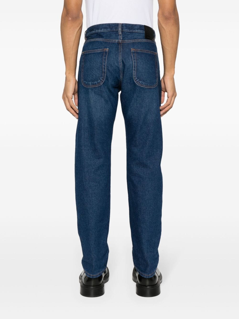 OFF-WHITE Straight Leg Cotton Jeans - Medium