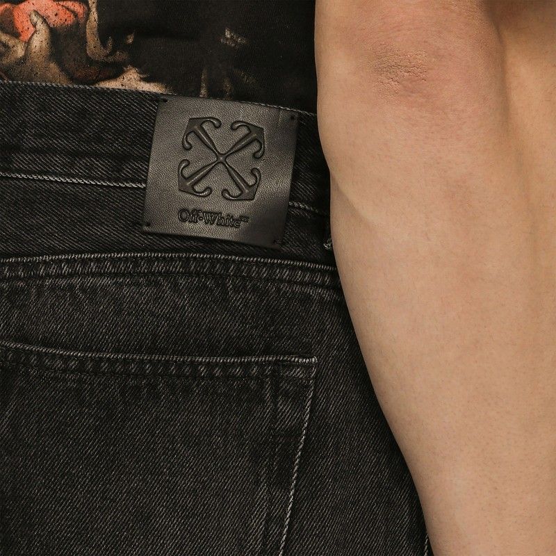 OFF-WHITE Classic Cotton Jeans for Men