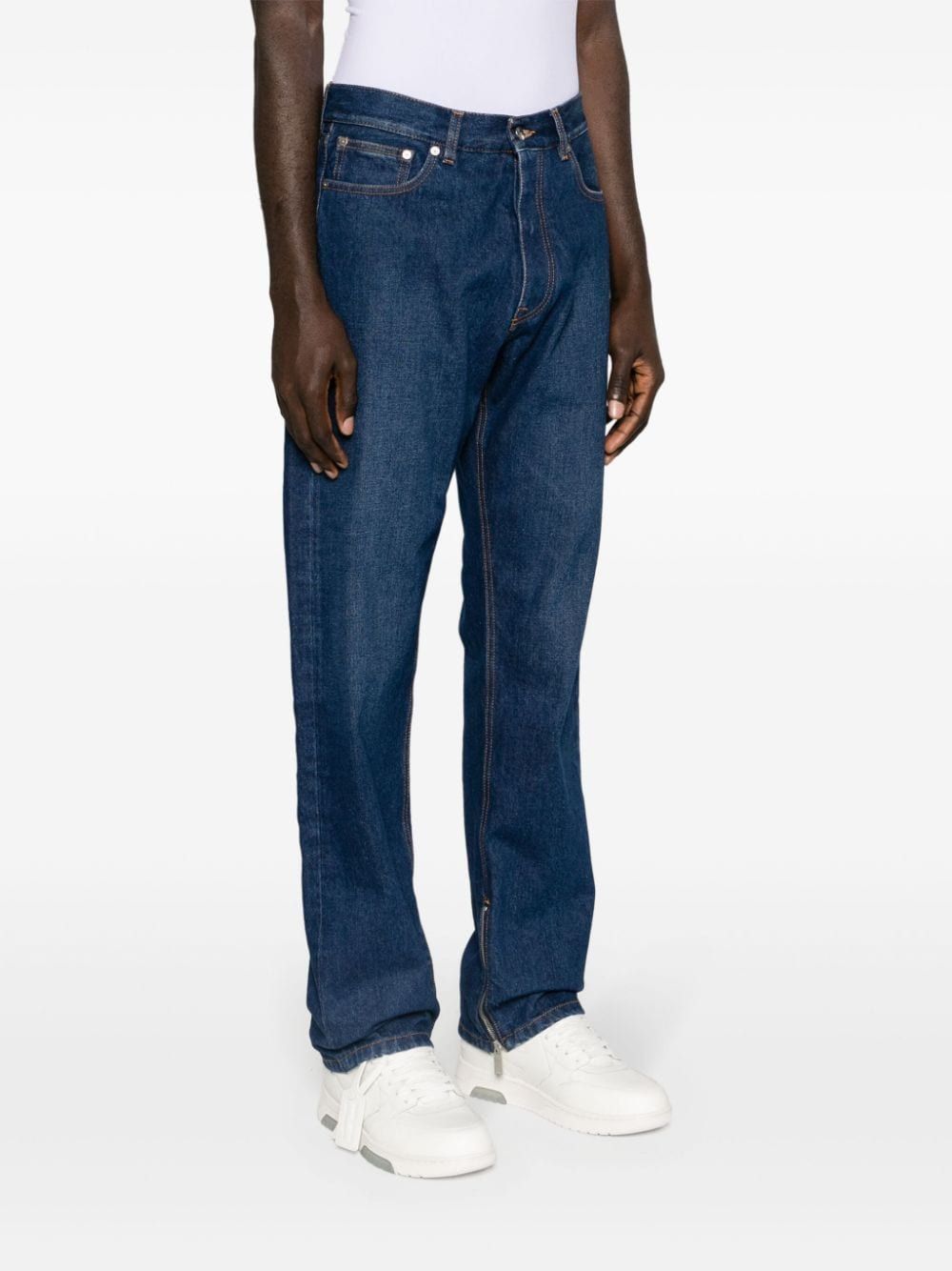 OFF-WHITE Zip Detail Skate Jeans - Medium