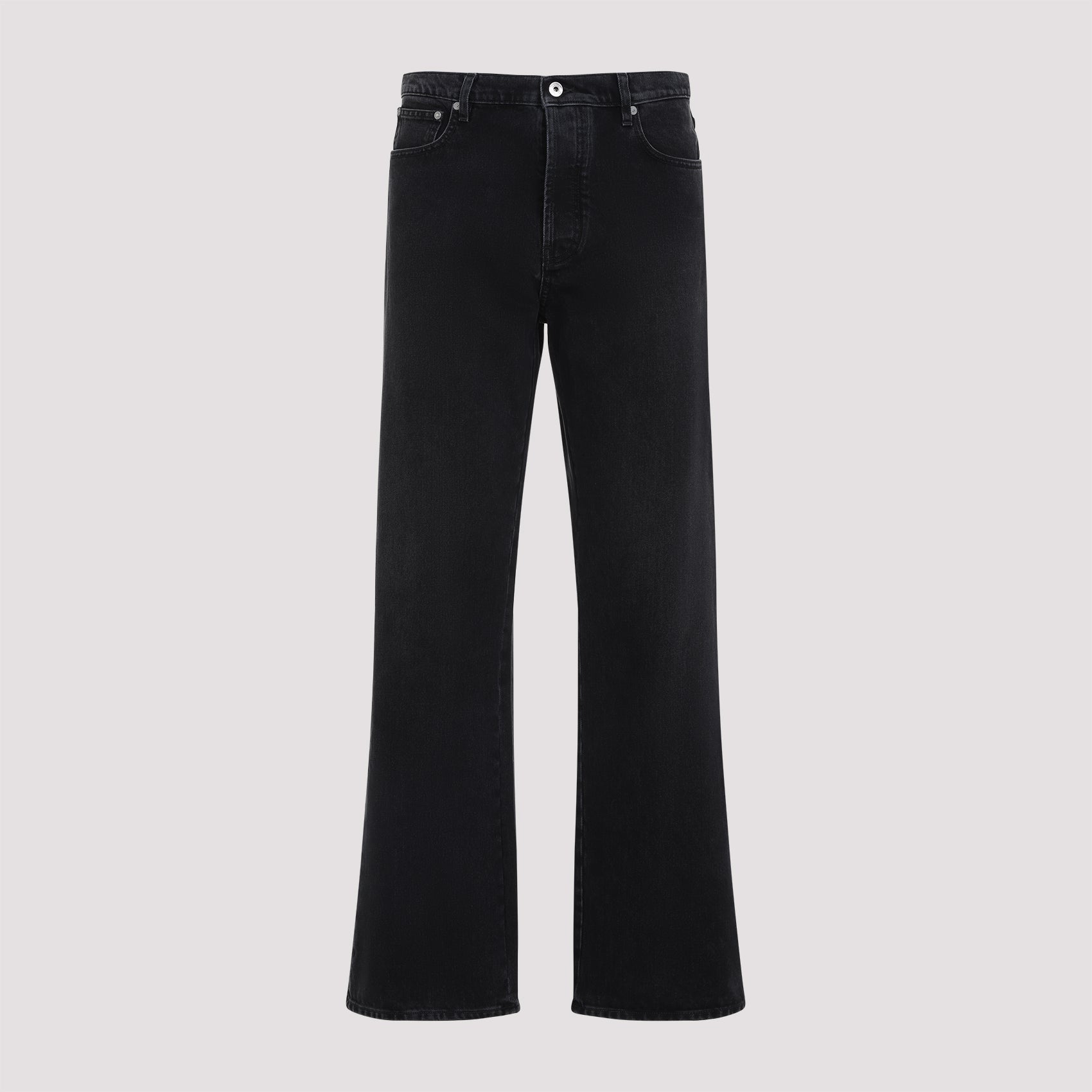 OFF-WHITE Relaxed Fit Diagonal Design Jeans