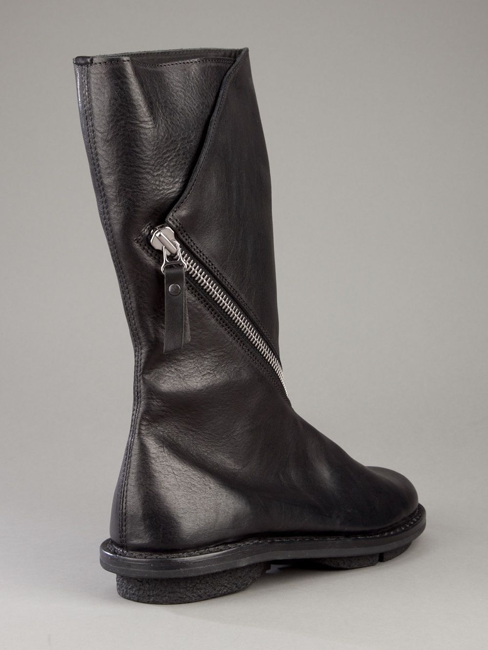 TRIPPEN Asymmetrical Zip Boots for Women